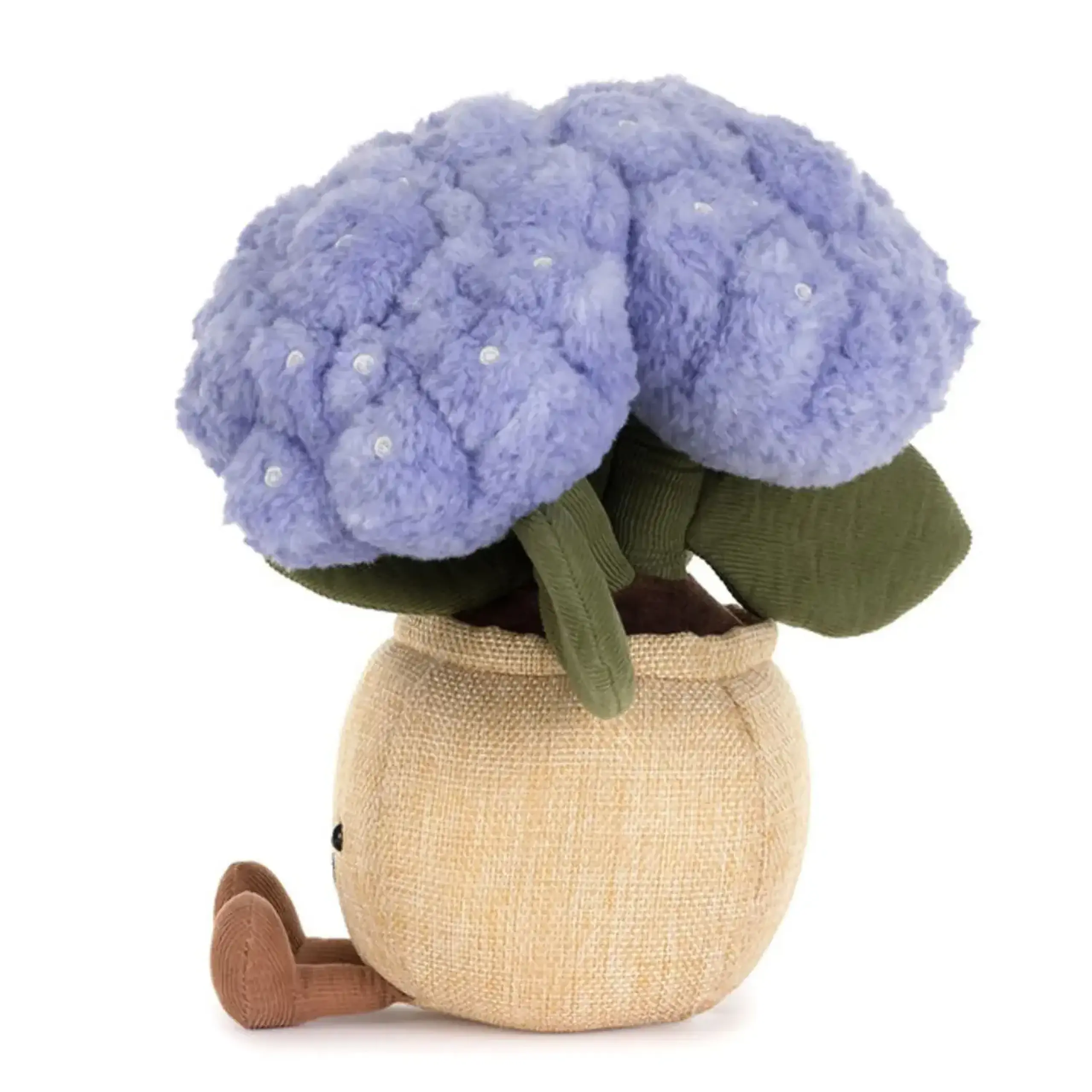 Ghiveci cu hortensii din pluș — Jellycat