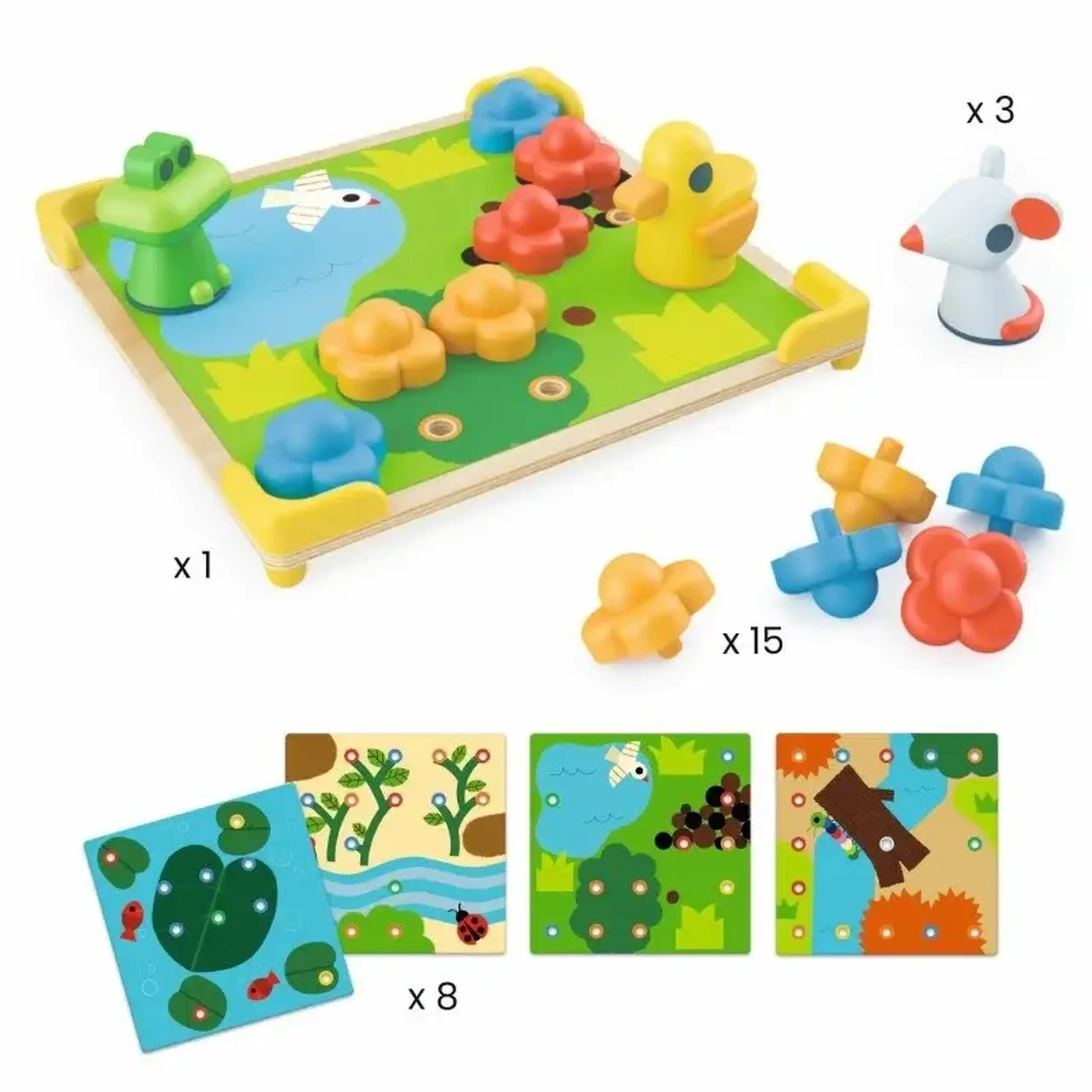 Joc de mozaic „Ducky & Co” — Djeco