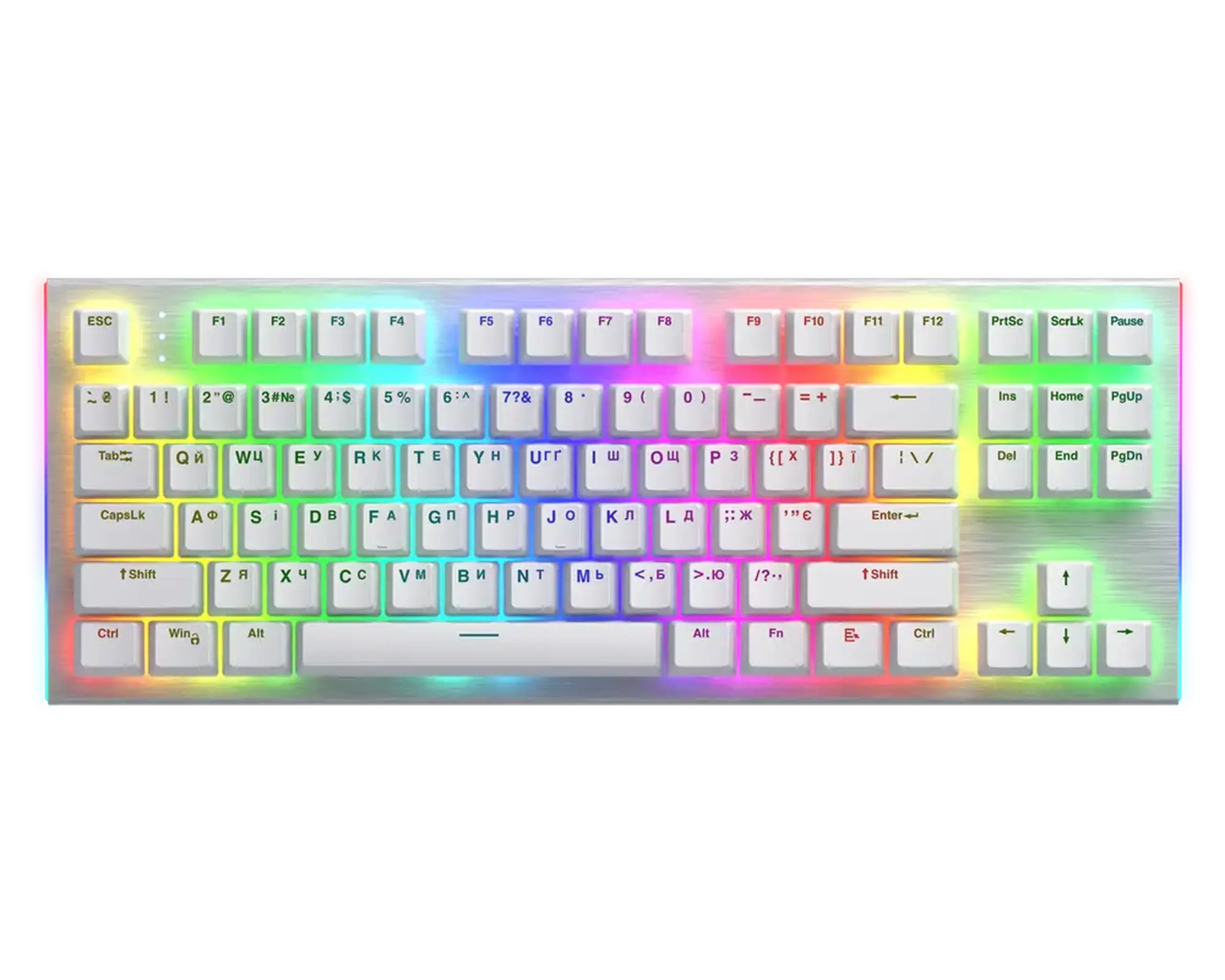 Tastatură HATOR Gravity X TKL, Cu fir, Alb