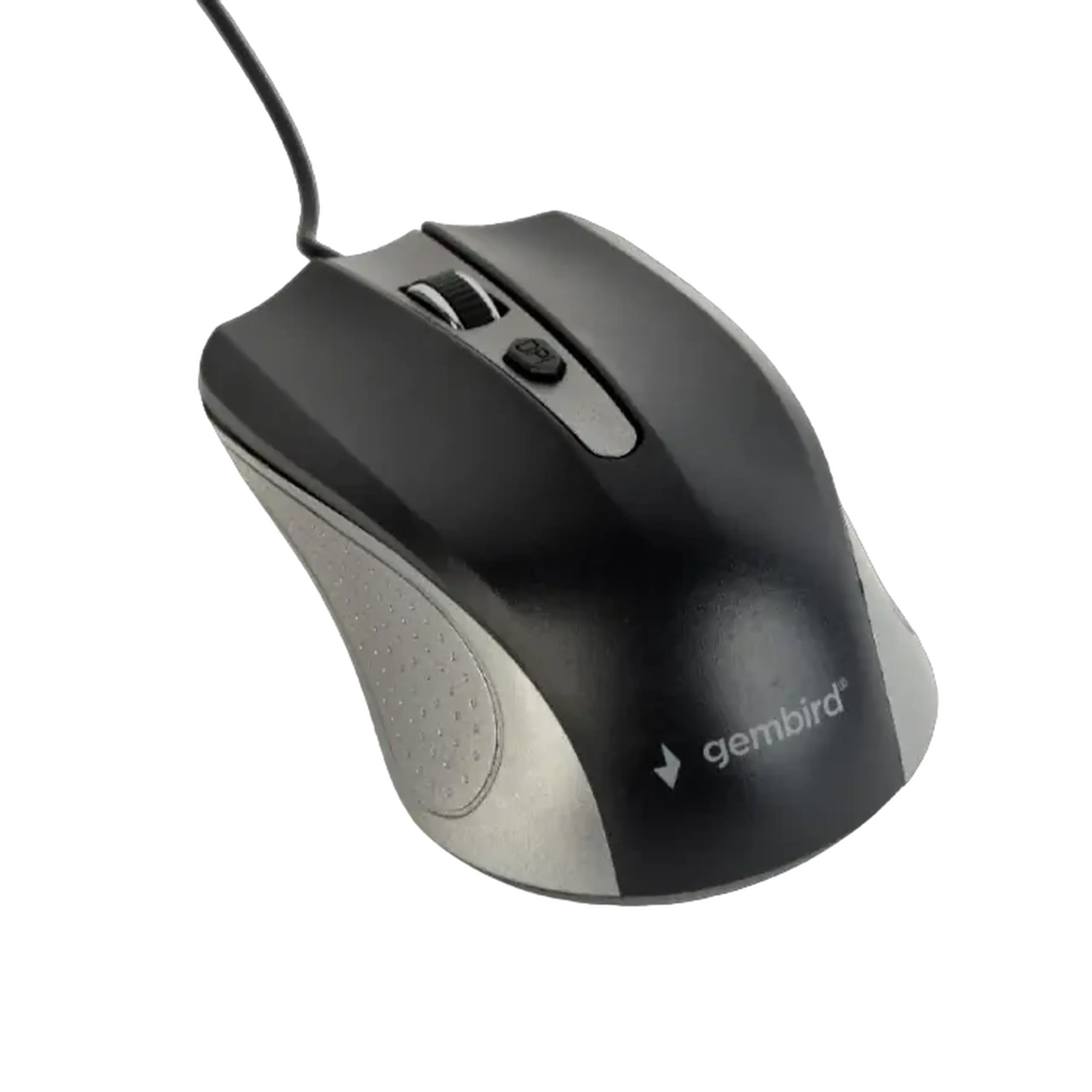 Mouse Gembird MUS-4B-01, Negru/Gri