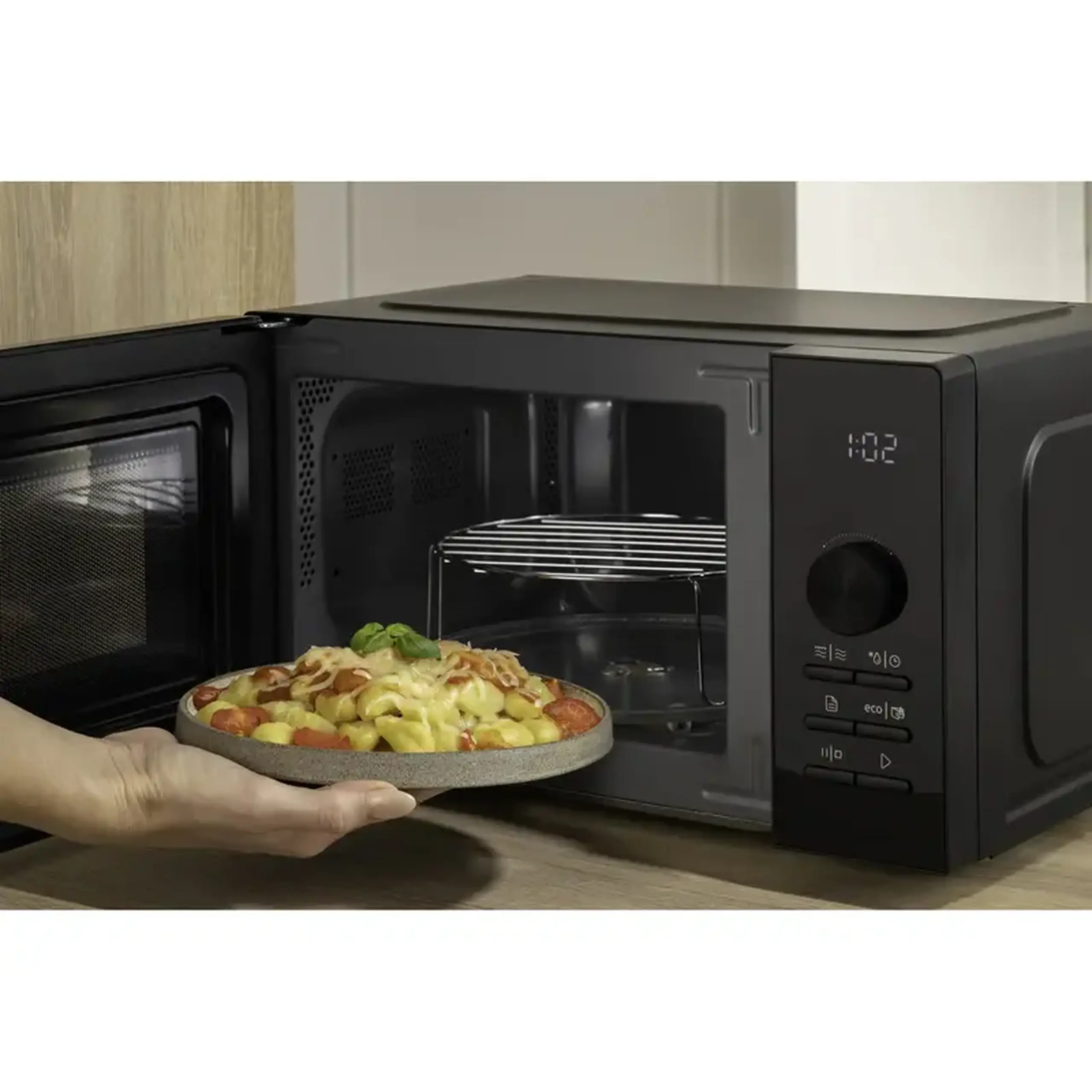 Cuptor cu microunde Gorenje MO20A4B5, Negru