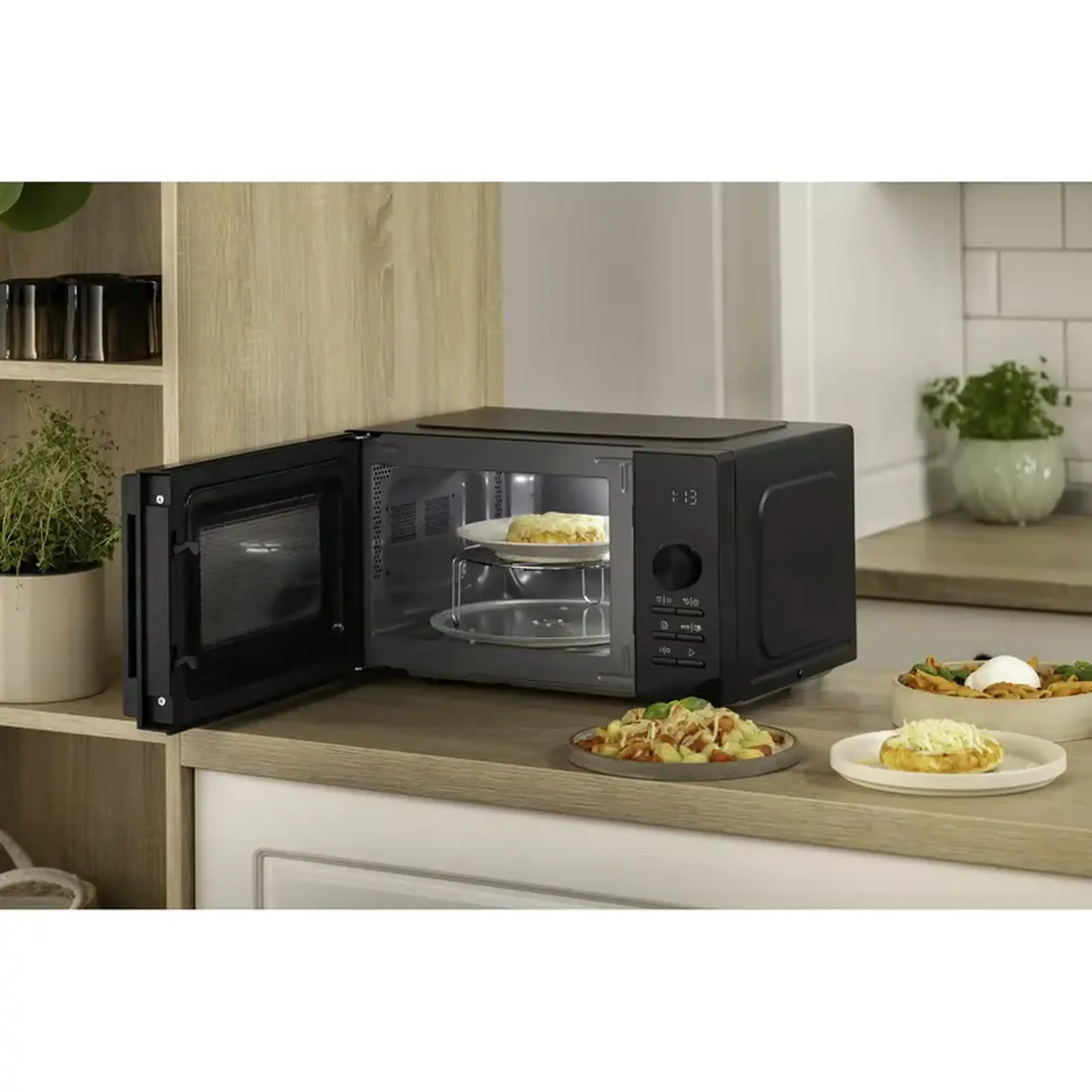 Cuptor cu microunde Gorenje MO20A4B5, Negru