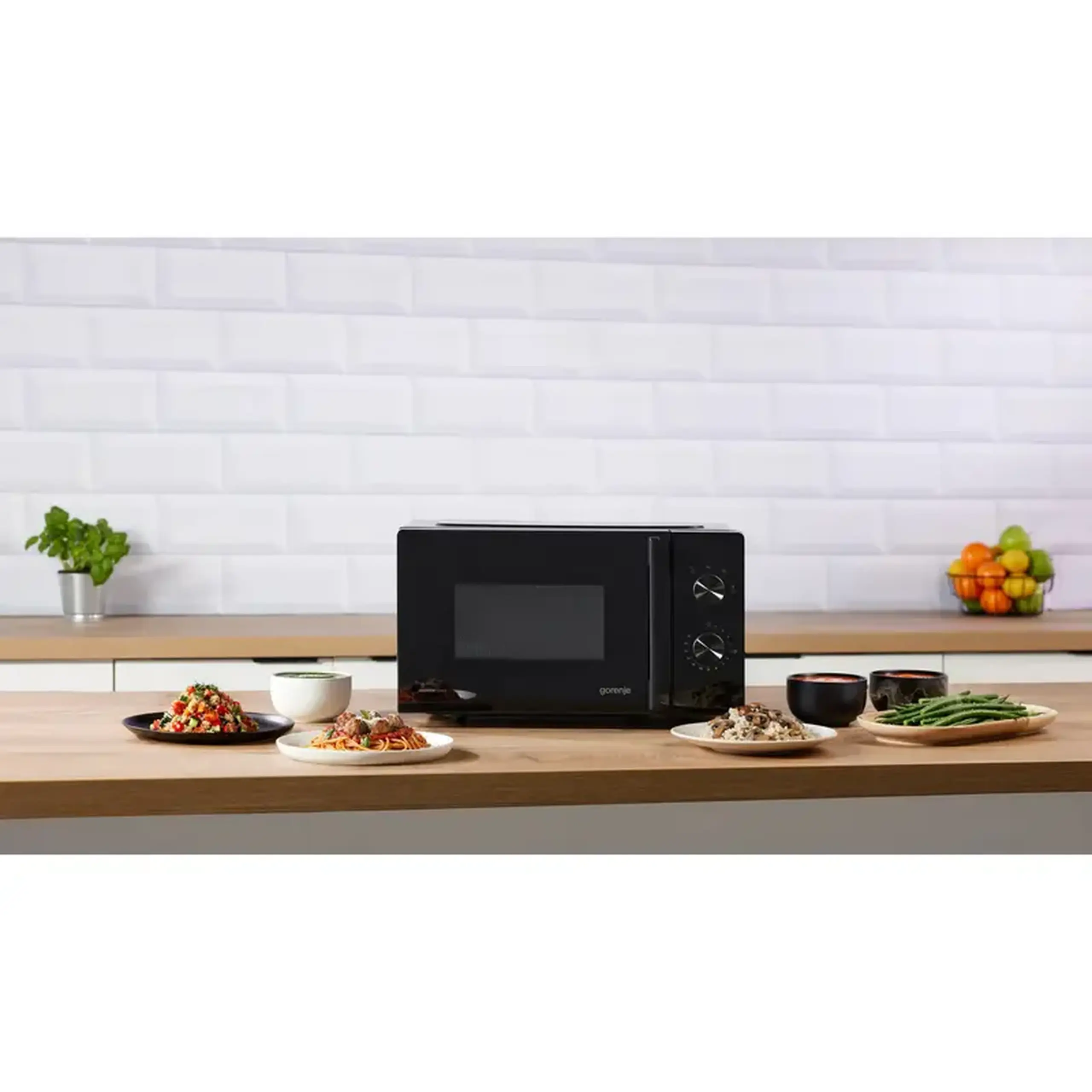Cuptor cu microunde Gorenje MO20E1B5, Negru
