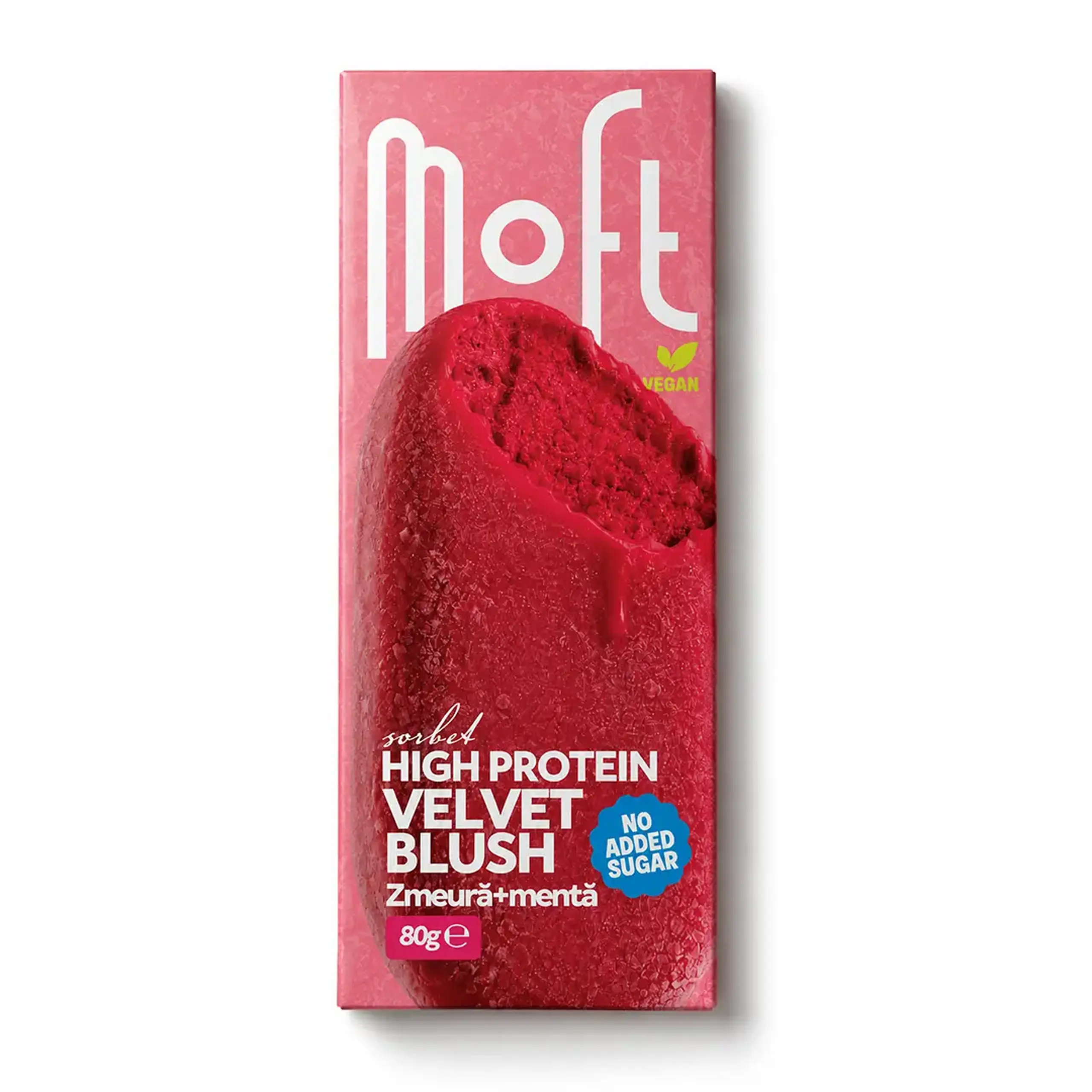 MOFT High Protein Velvet Blush – Zmeură & Mentă