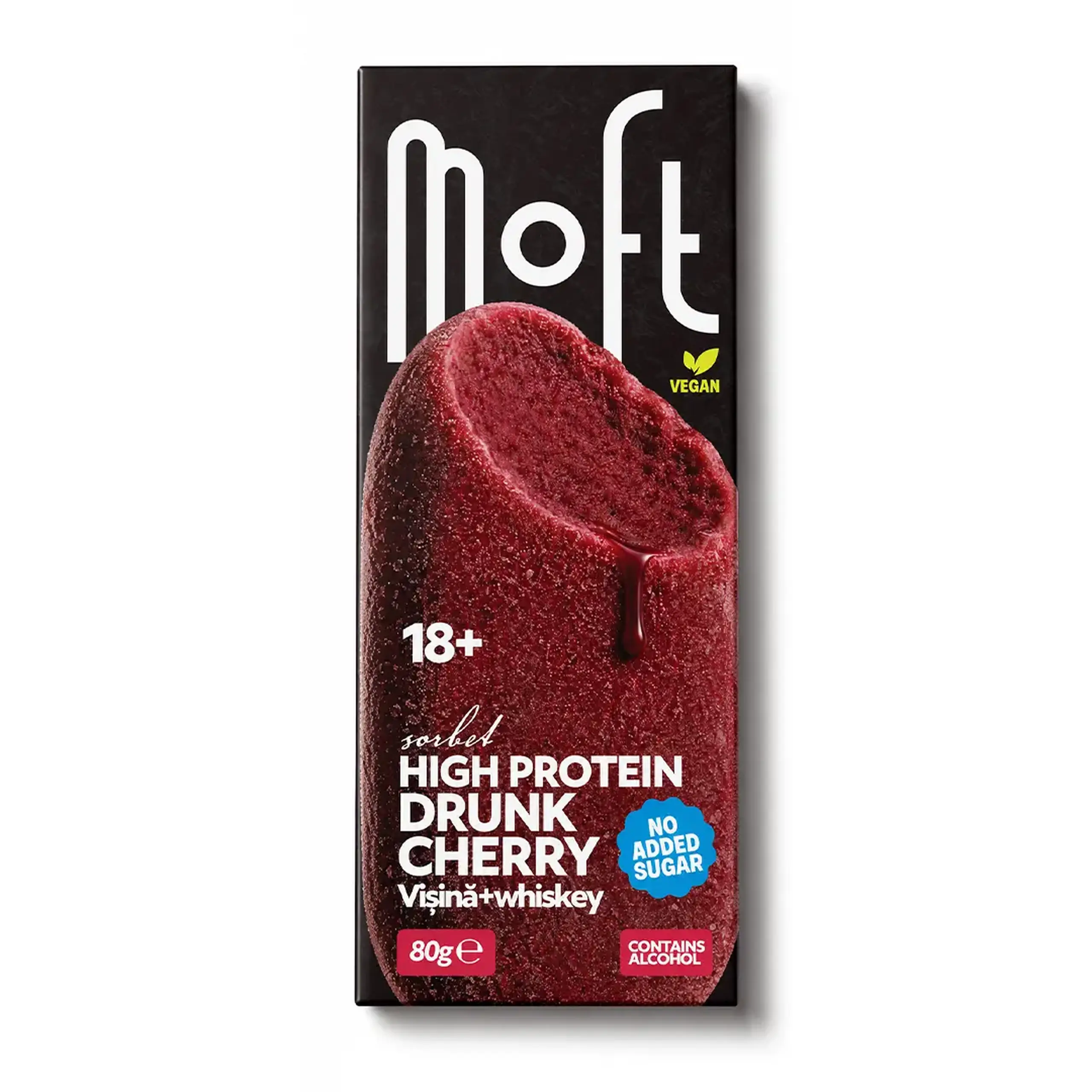 MOFT High Protein Drunk Cherry – Vișină & Whiskey