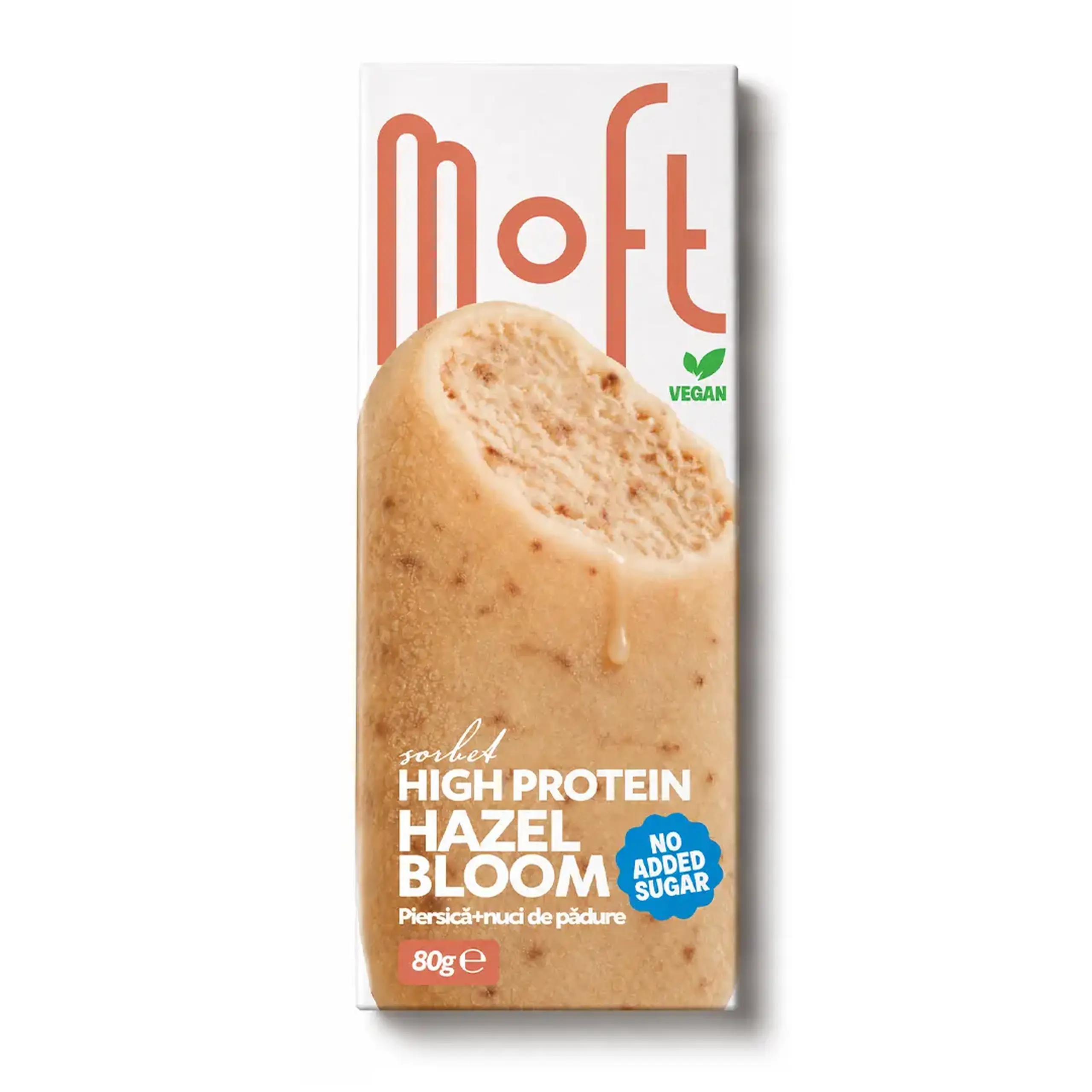 MOFT High Protein Hazel Bloom – Piersică & Nuci de Pădure