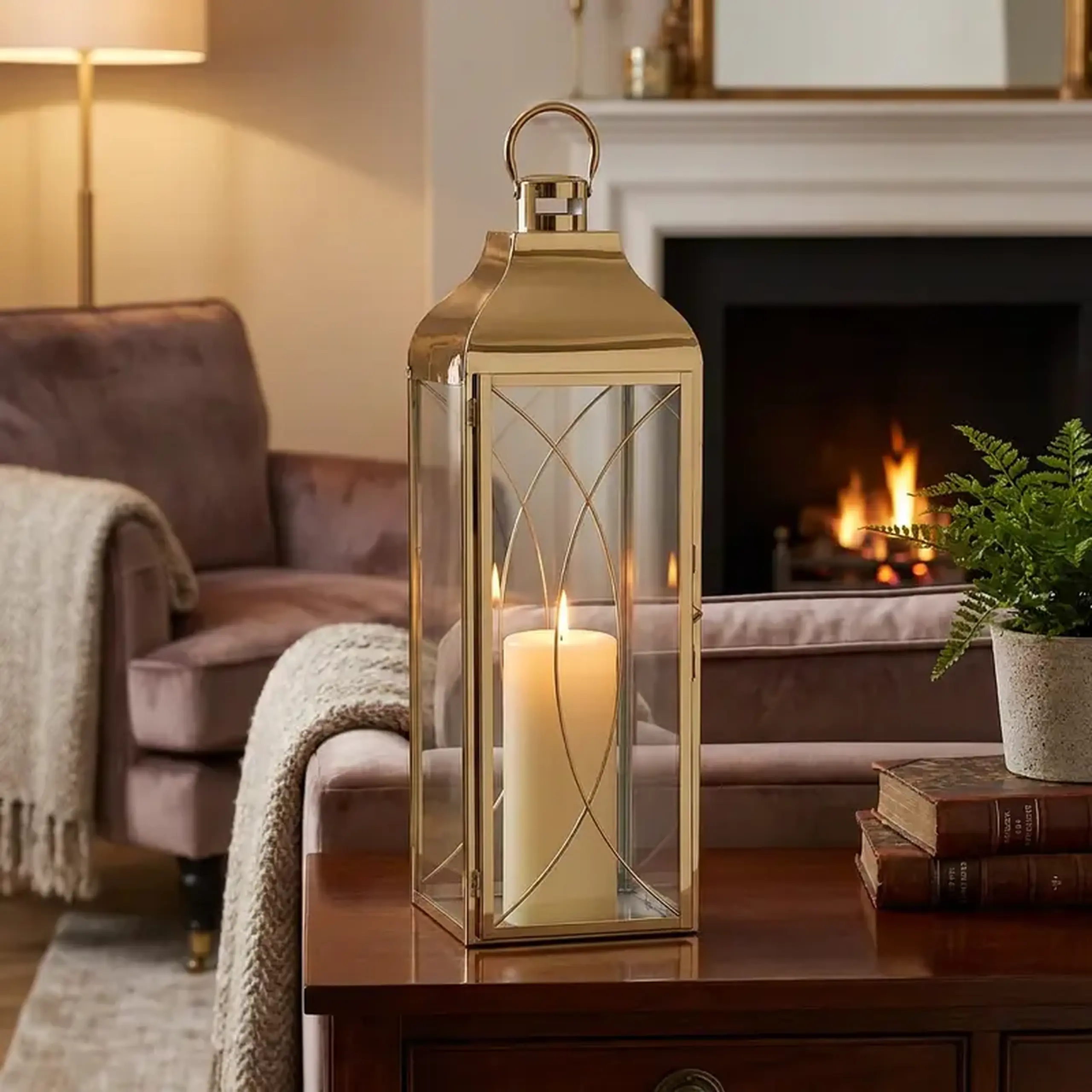 Felinar decorativ NARLY LAMPION gold