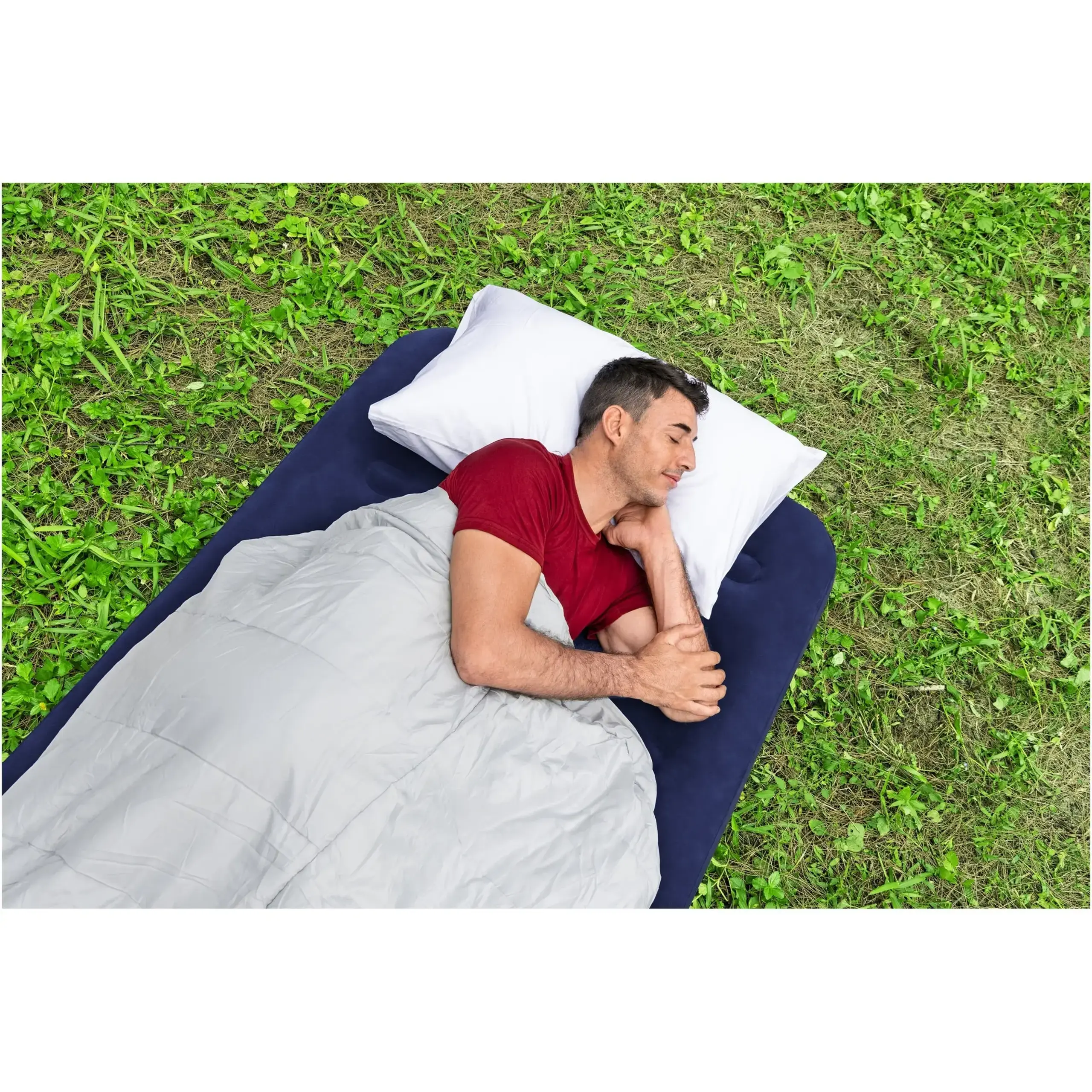 Saltea gonflabila Bestway Twin, 188x99x22 cm, albastru