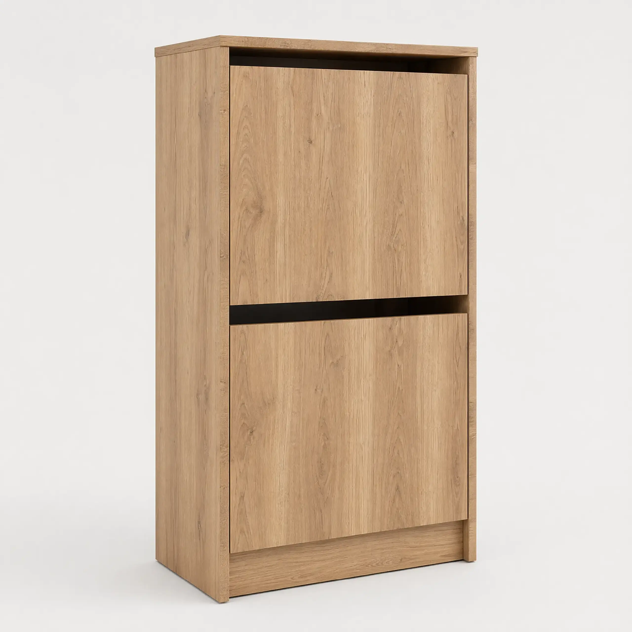 Comoda pentru pantofi 4home Rolf, 50x94x28 cm, Stejar Kraft Auriu