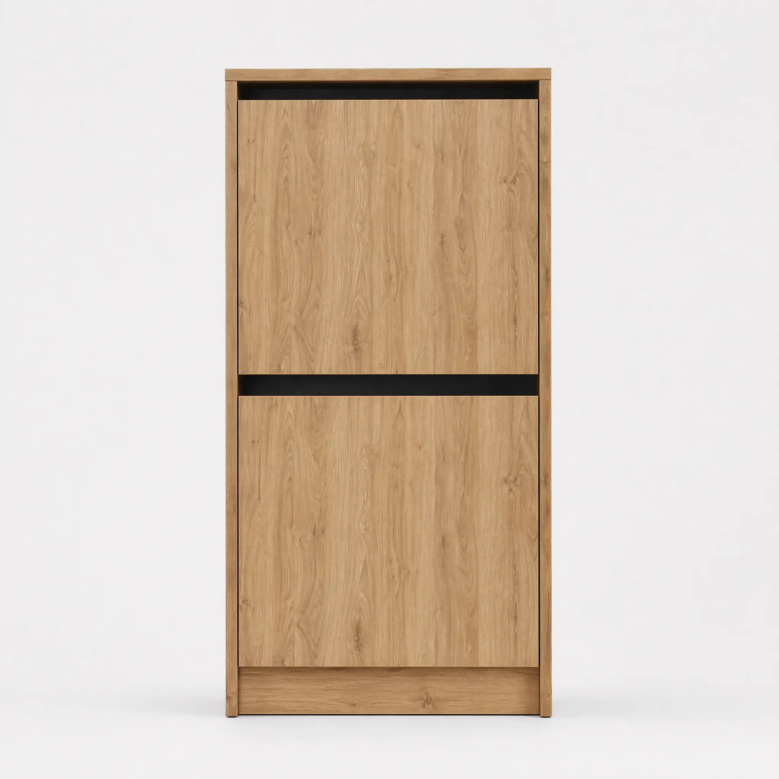 Comoda pentru pantofi 4home Rolf, 50x94x28 cm, Stejar Kraft Auriu