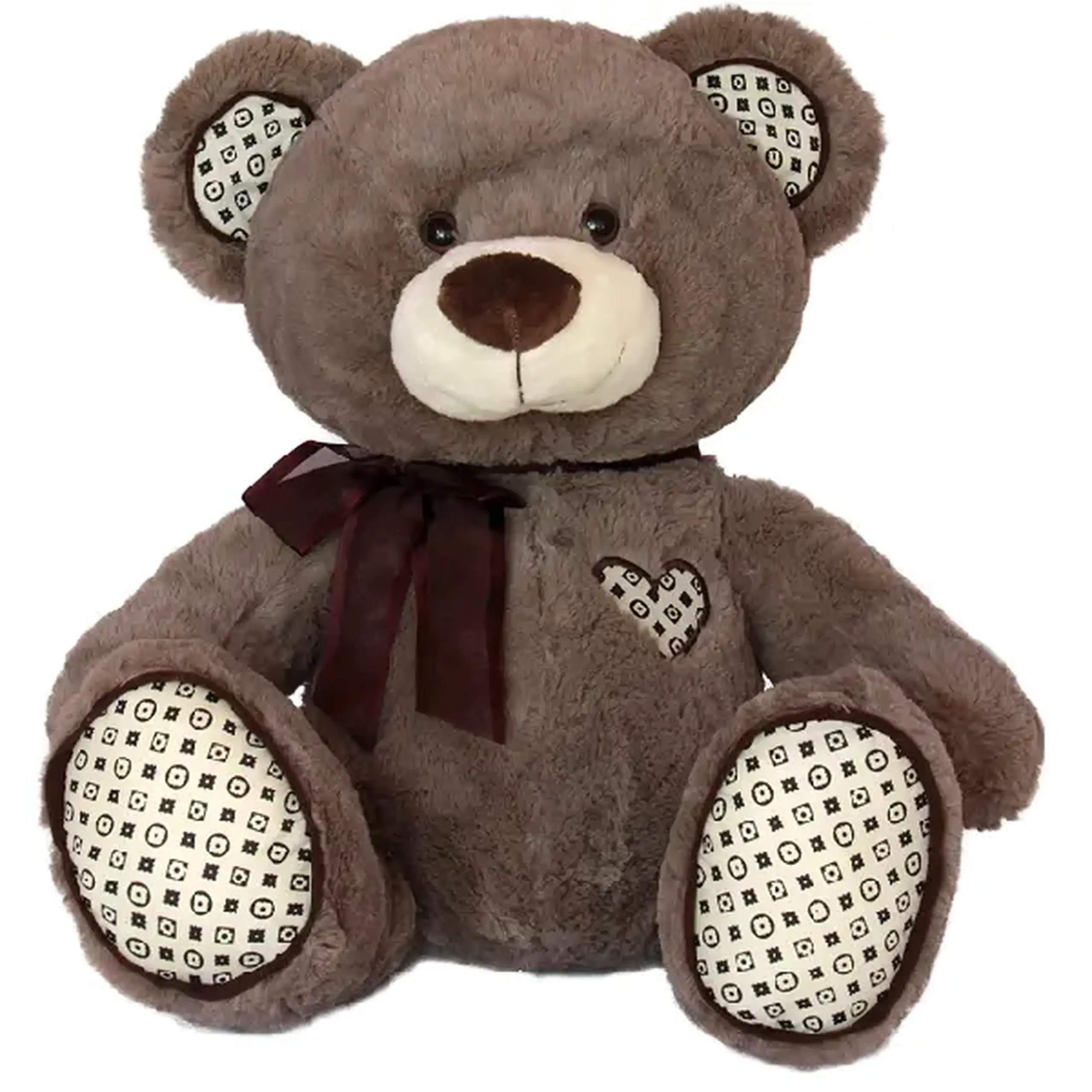 Jucarie moale Urs cu panglică - Maro 23 cm - 0.98 kg