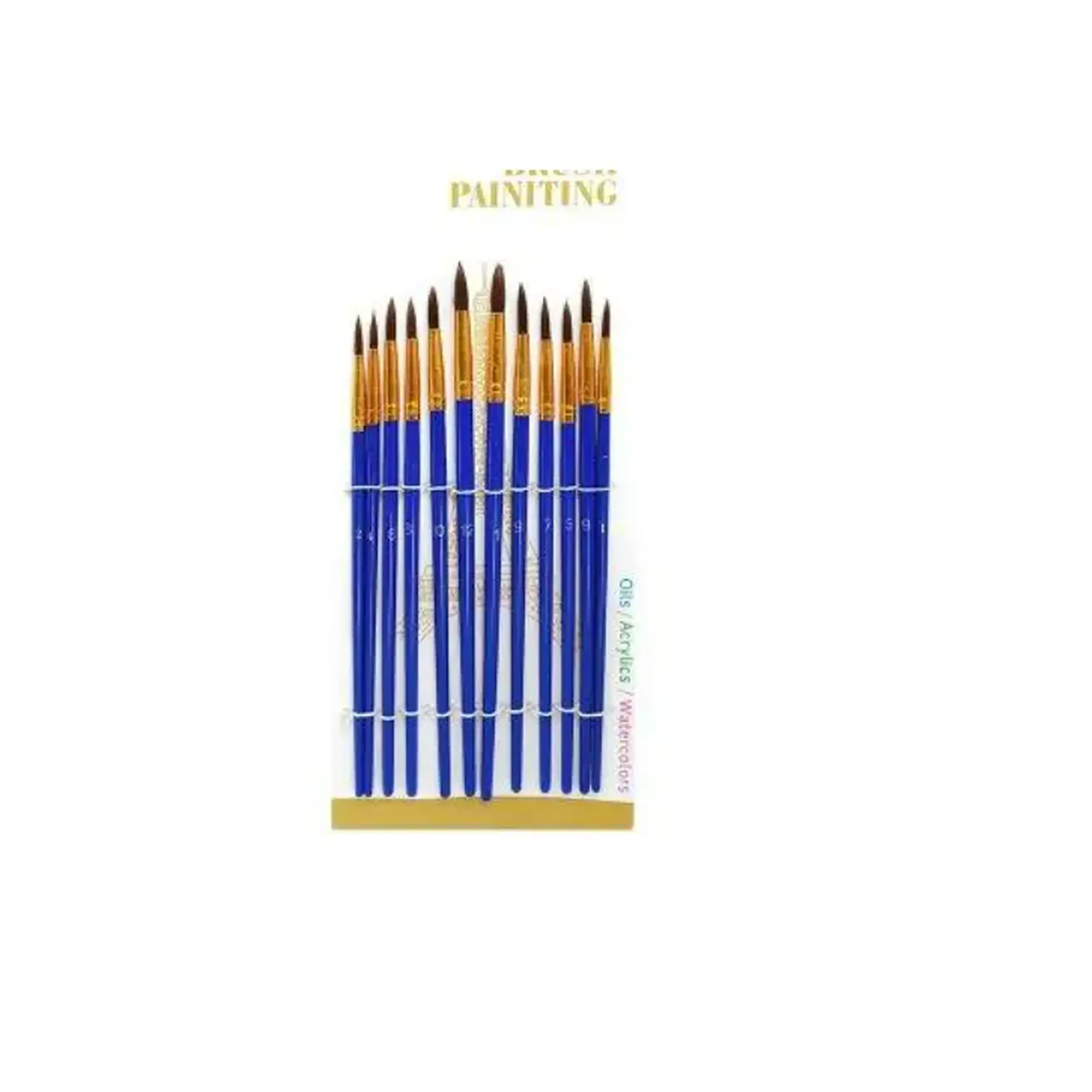 Pensule set 12 buc.oval ML2-10/34-5 miner lemn
