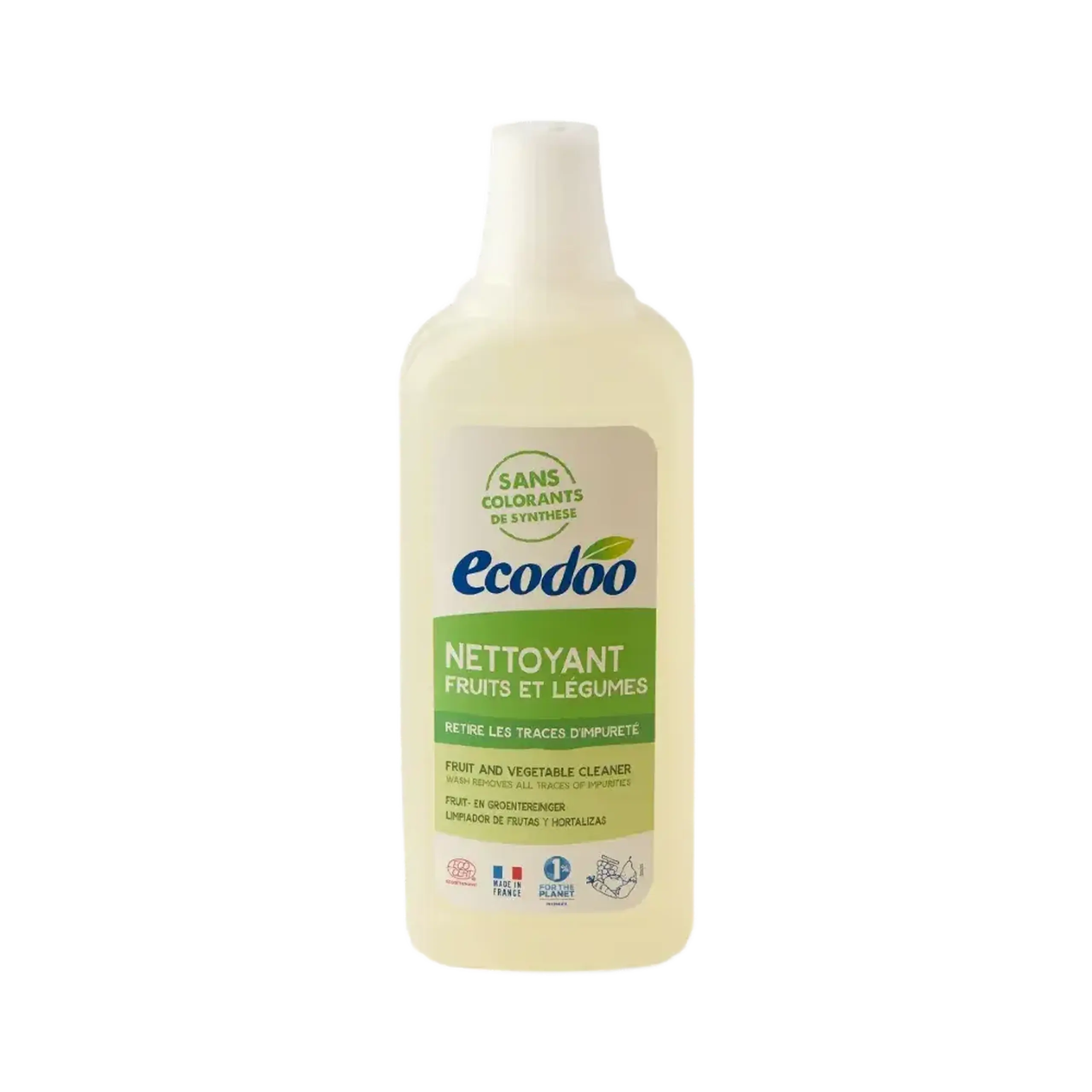 Detergent ecologic pentru curățarea fructelor și legumelor Ecodoo, 750 ml