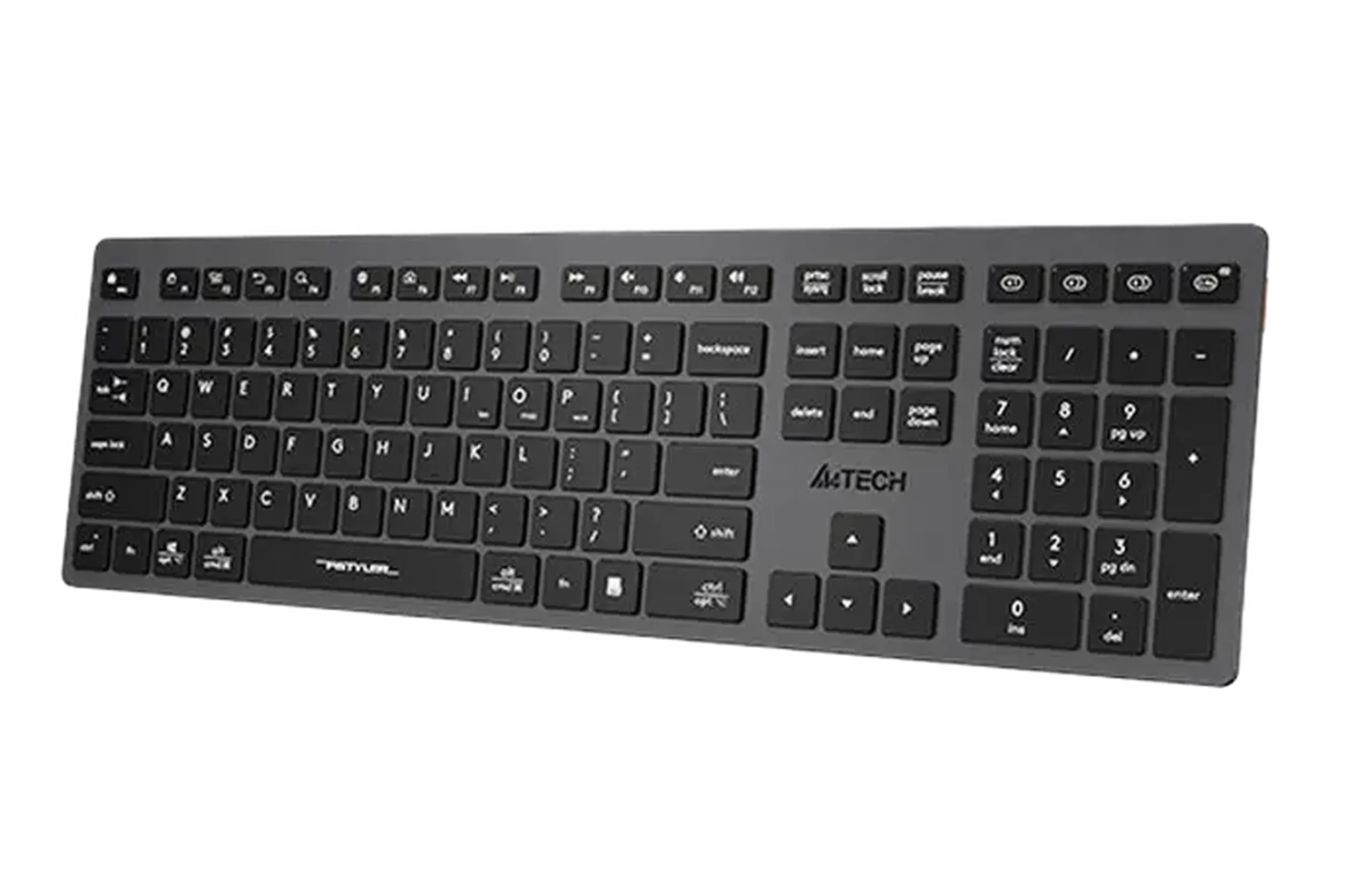 Tastatură fără fir A4Tech FBX50C, - subțire, comutator foarfecă, până la 4 dispozitive, imprimare mătase + UV, Ba