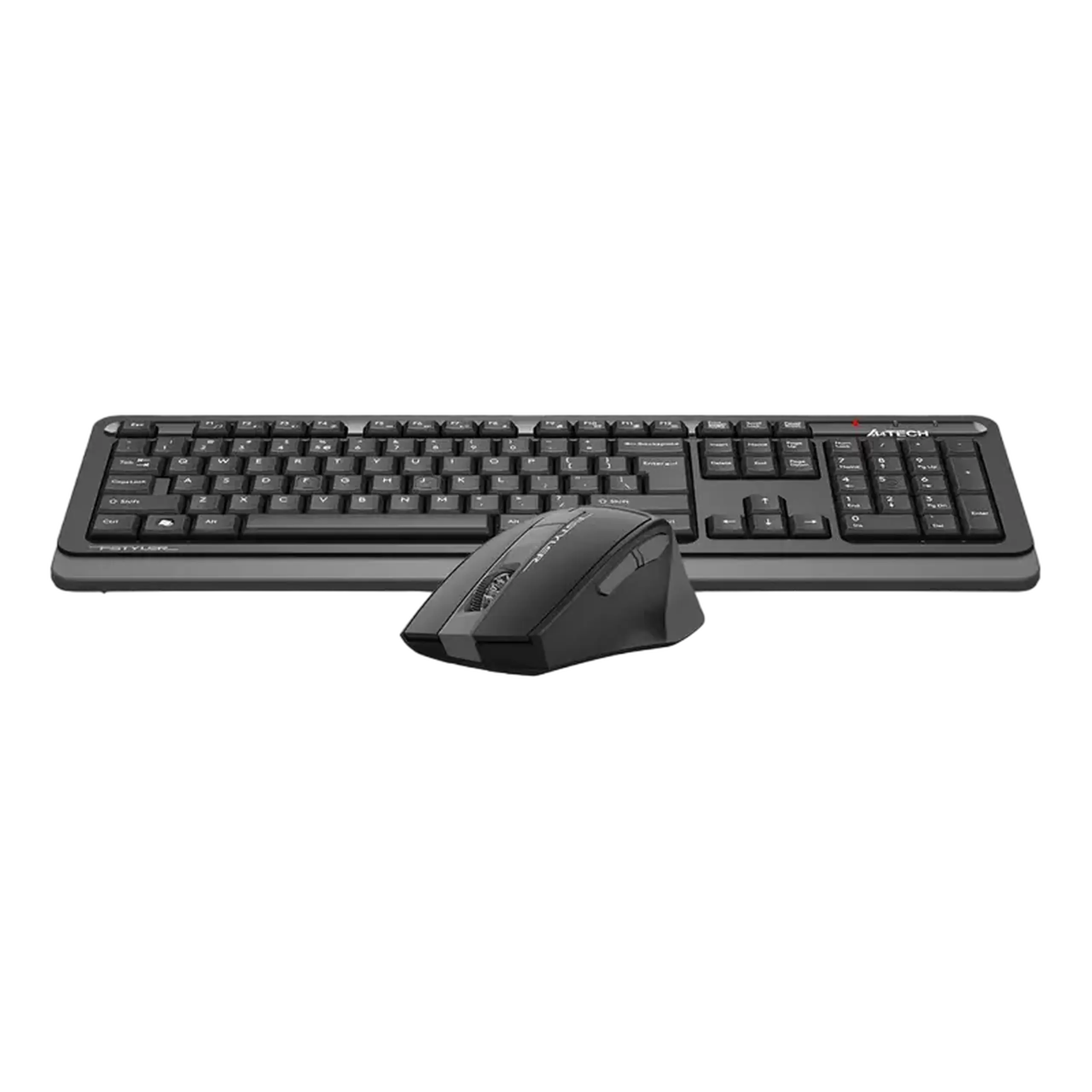 Tastatură și Mouse fără fir A4Tech FG1035, 12 taste Fn, gravare cu Laser, rezistentă la stropire, 2000 dpi, 6 butoane