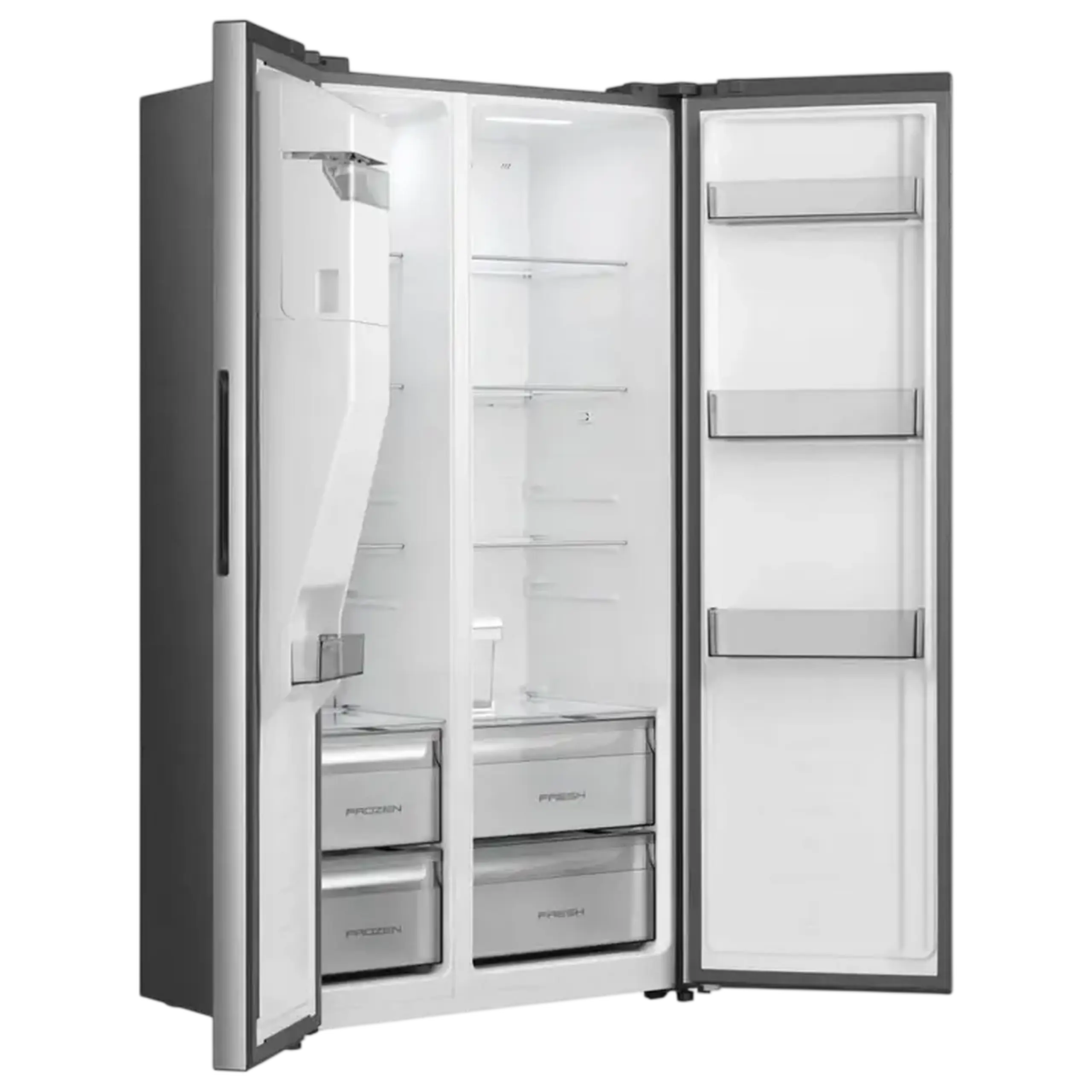 Frigider Hisense RS5P528STIE, Oțel inoxidabil