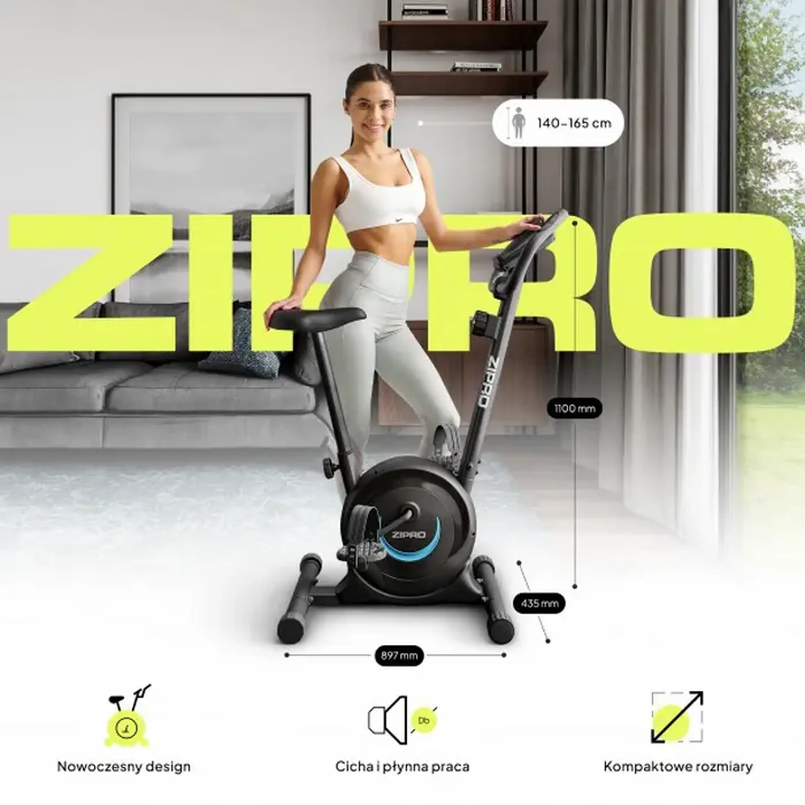 Bicicletă fitness Zipro One S, Albastru