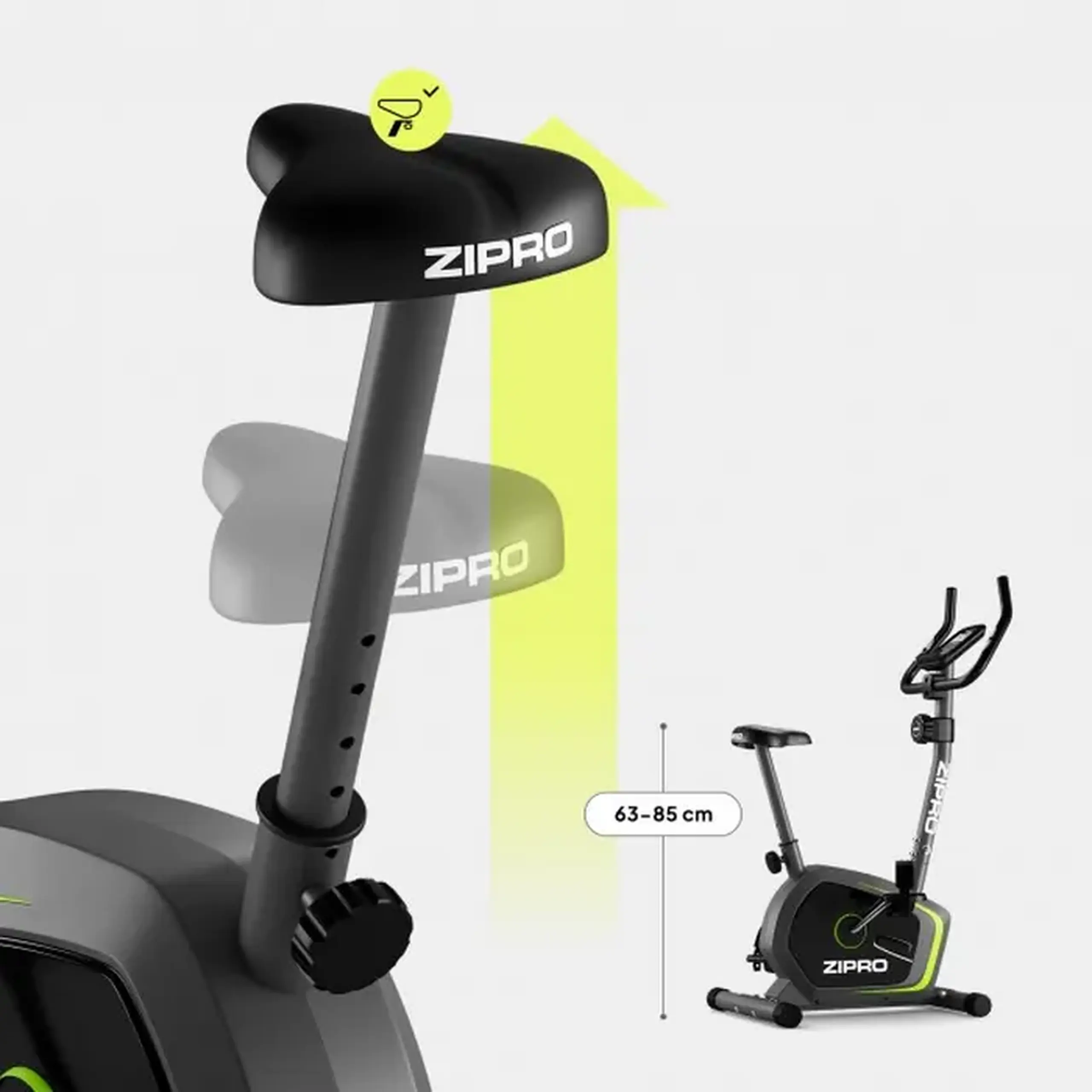 Bicicletă fitness Zipro Drift, Gri