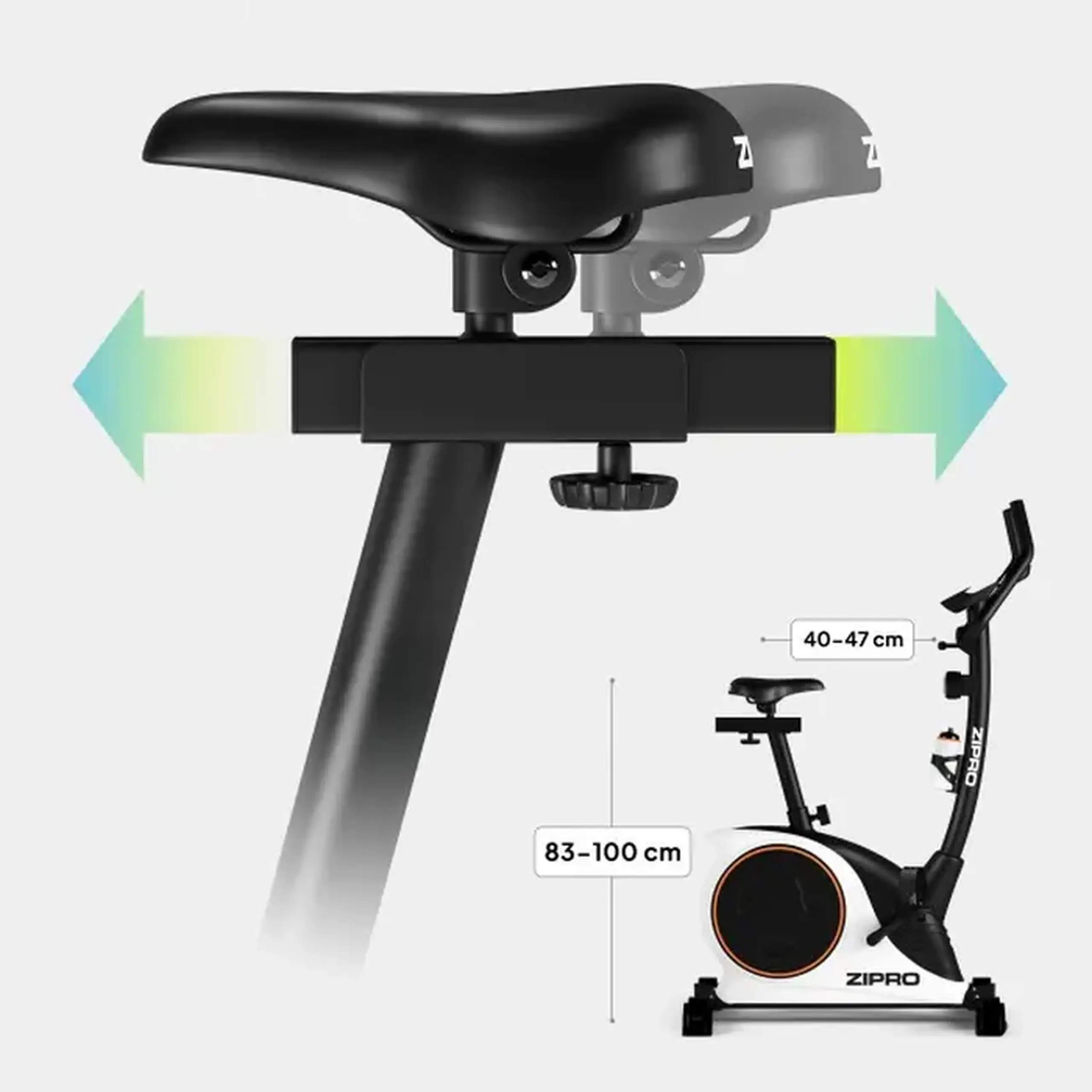 Bicicletă fitness Zipro Nitro RS, Alb