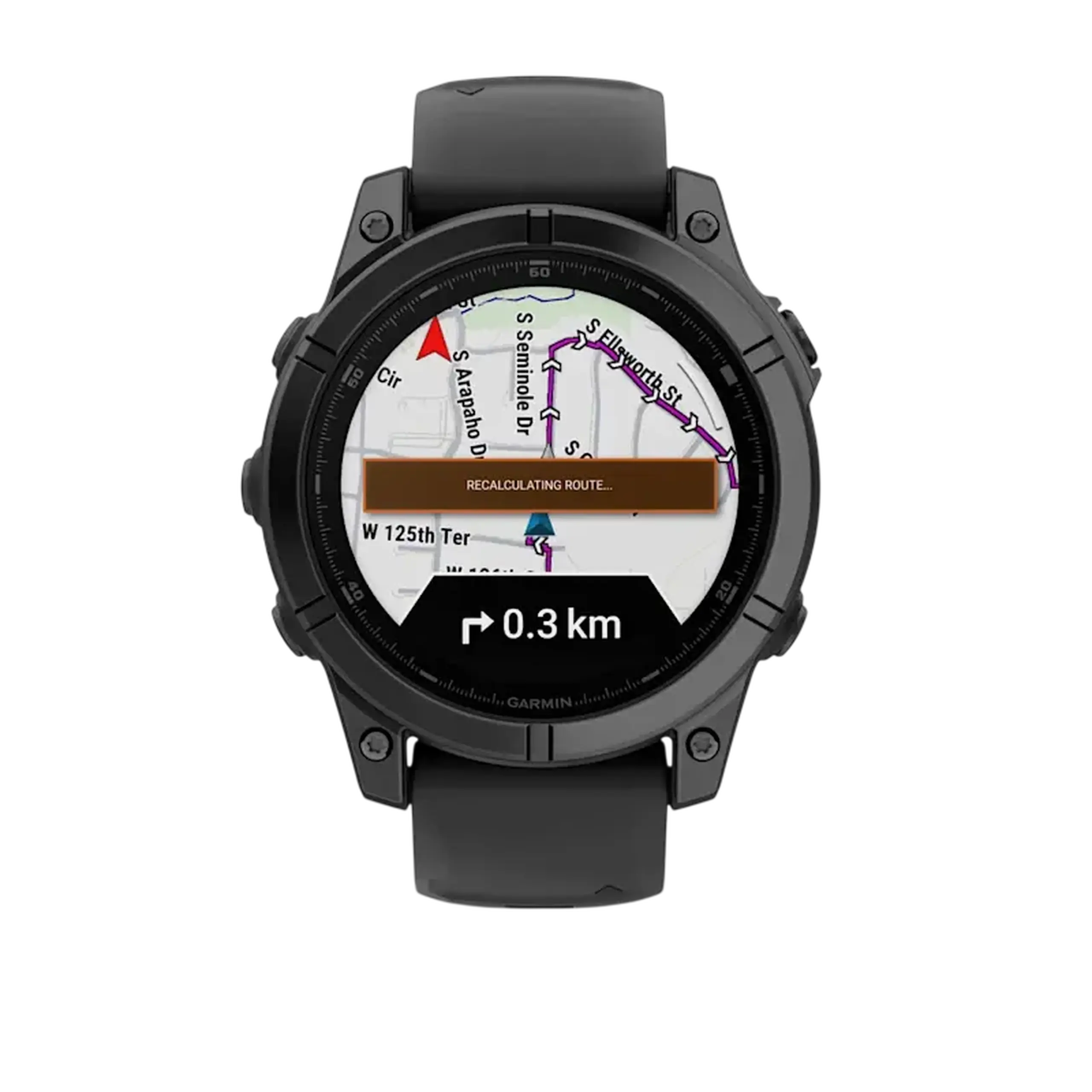 Ceas inteligent Garmin Fenix E, 47mm, Negru