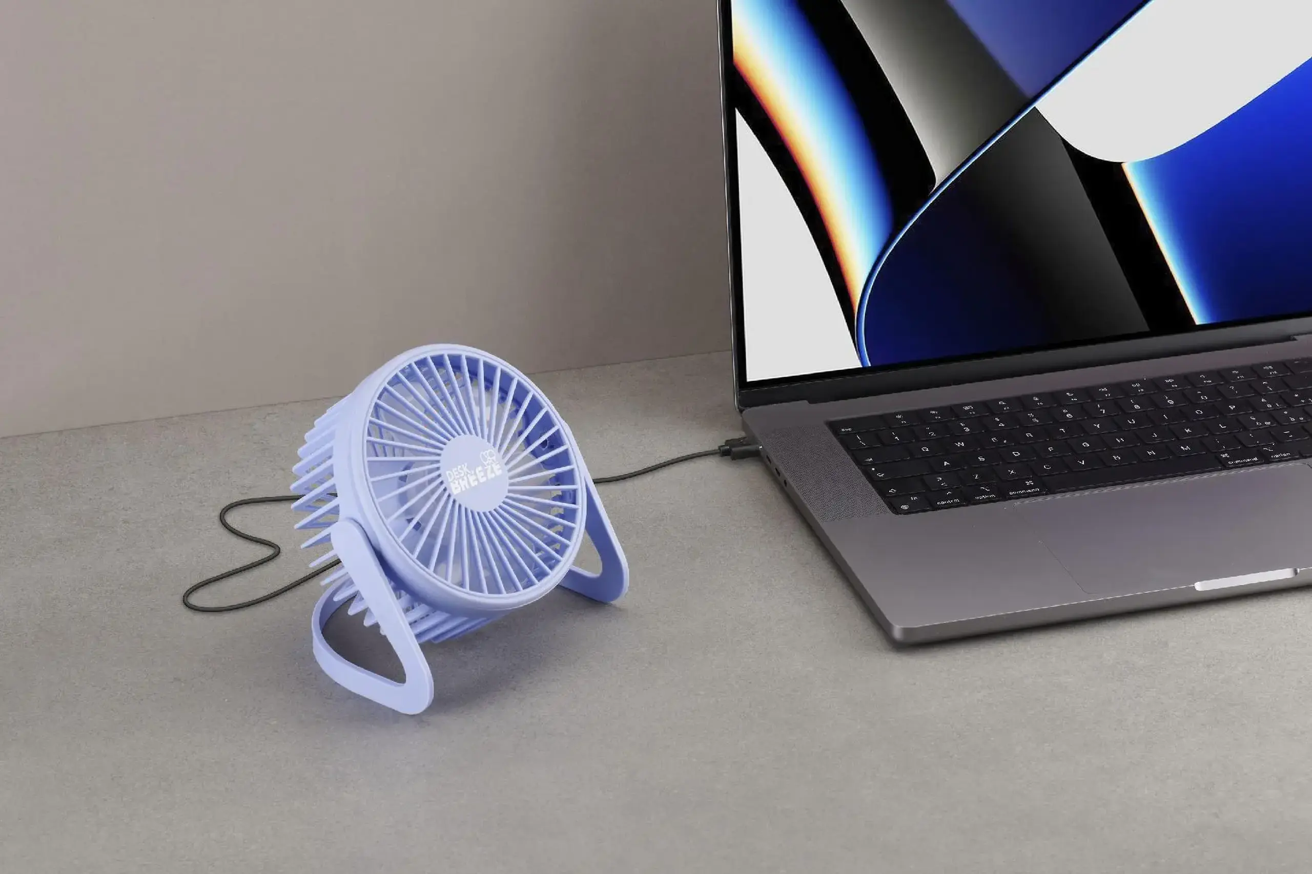 Ventilator Cellularline Desk Breeze, Violet