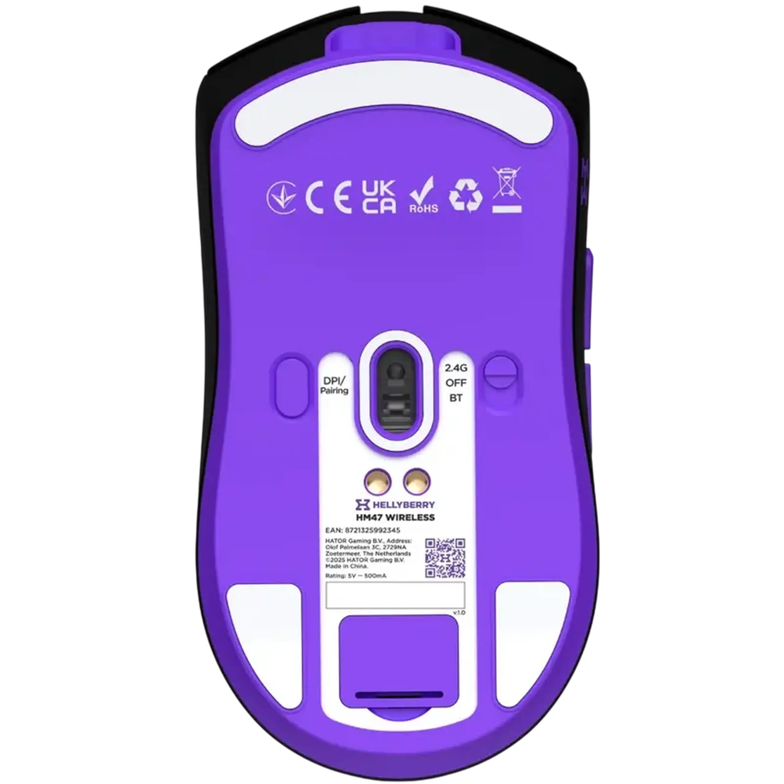 Gaming Mouse HATOR Hellyberry HM47, Negru