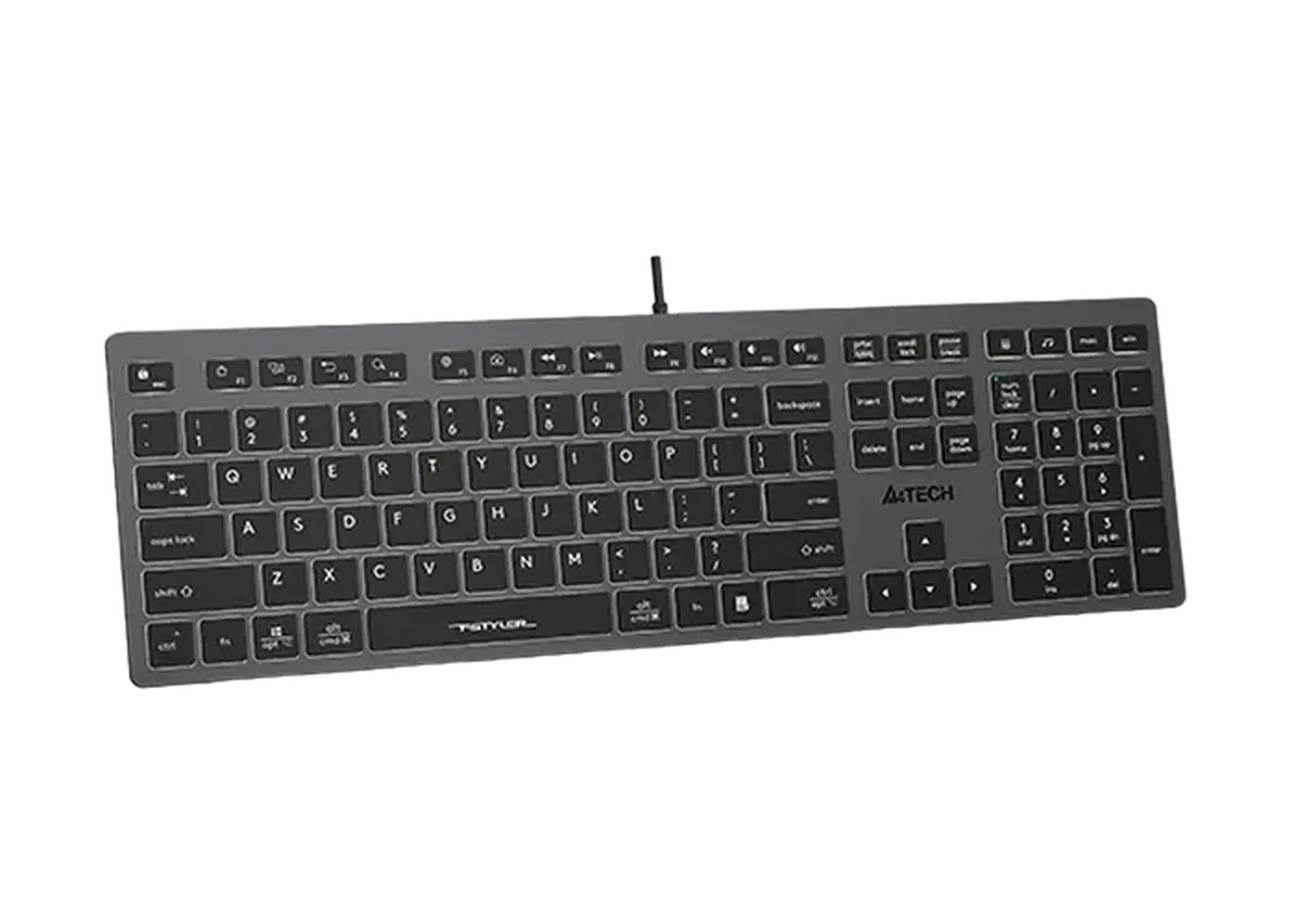 Tastatură A4Tech FX60, Cu fir, Gri