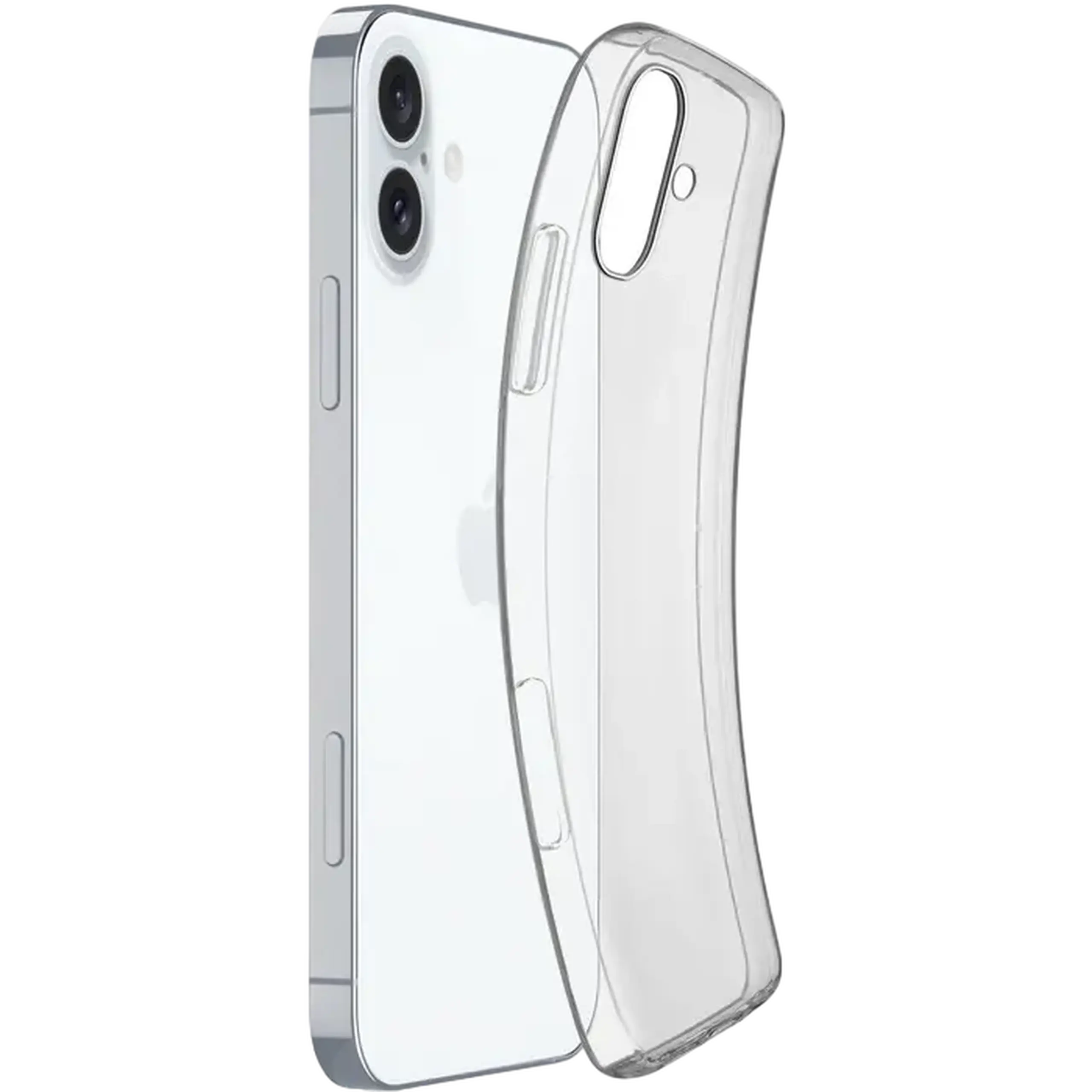 Husă Cellularline Fine iPhone 16, Transparent