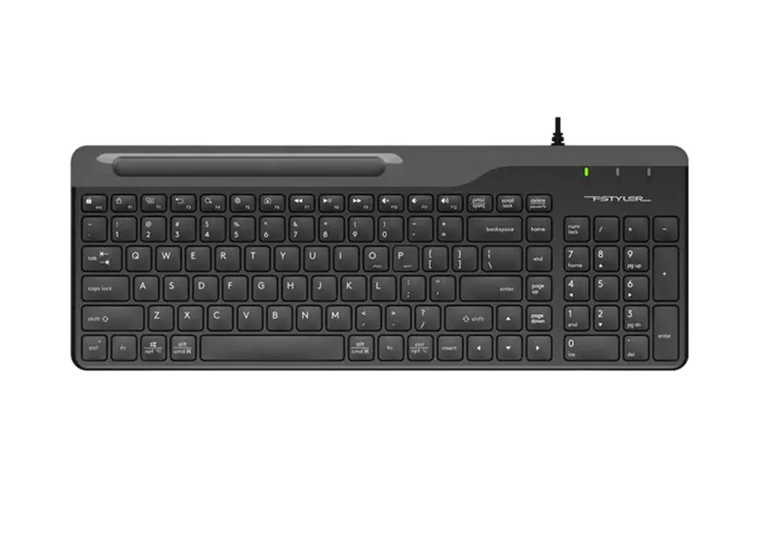 Tastatură A4Tech FK25, Cu fir, Negru