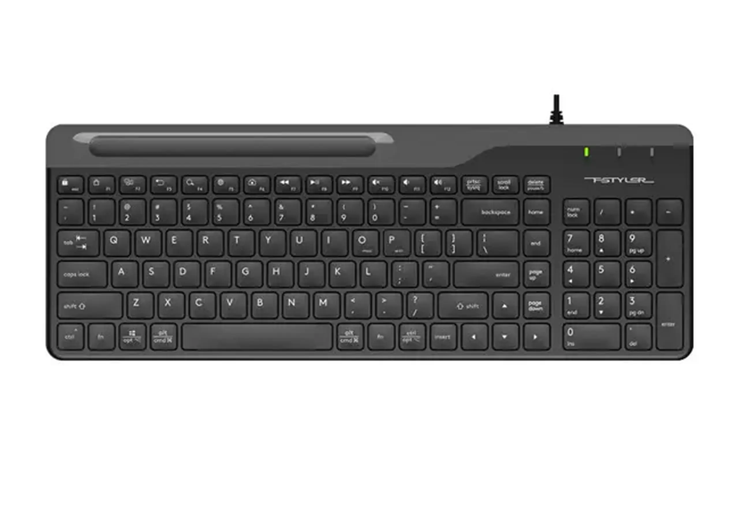 Tastatură A4Tech FK25, Cu fir, Negru