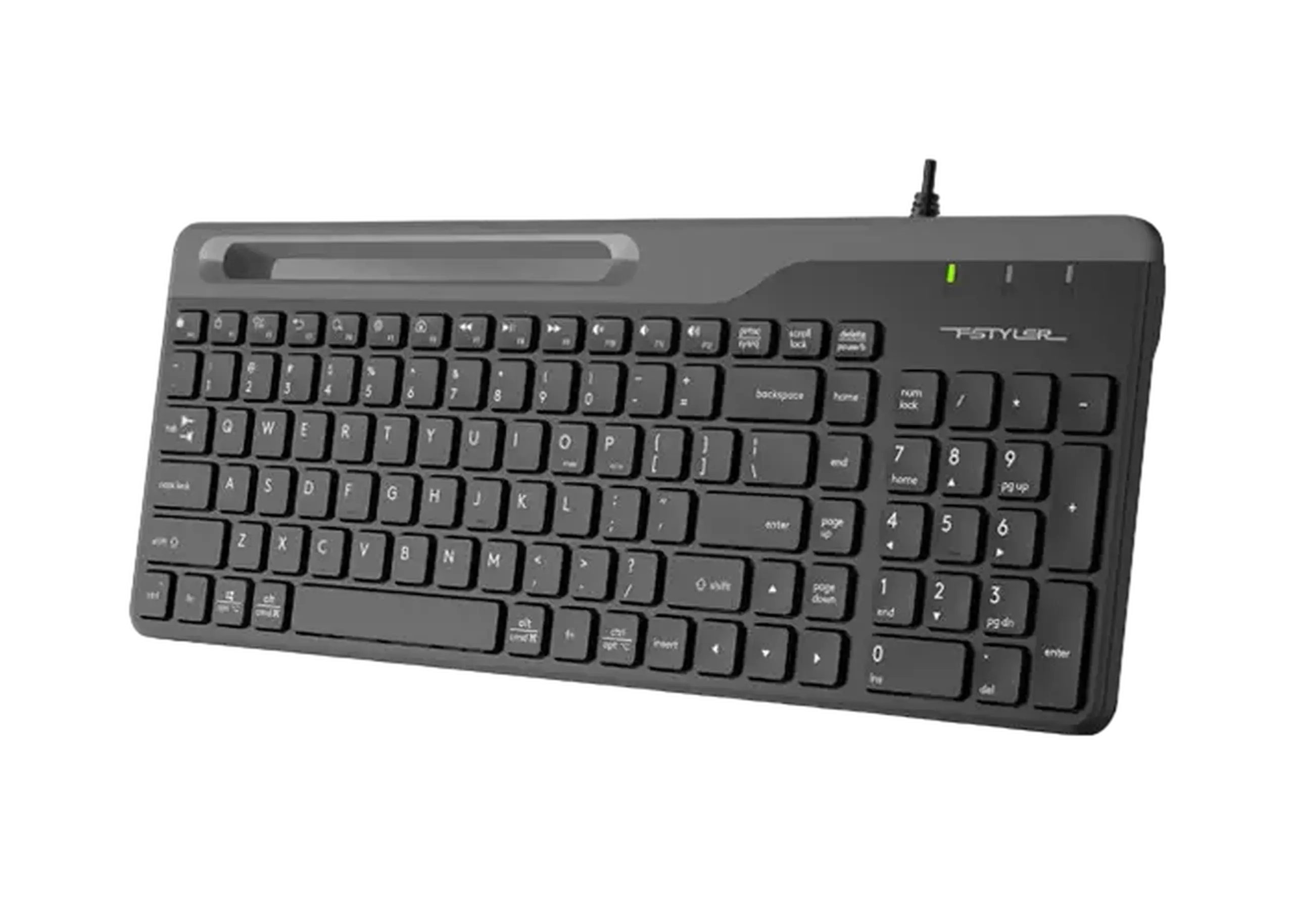 Tastatură A4Tech FK25, Cu fir, Negru