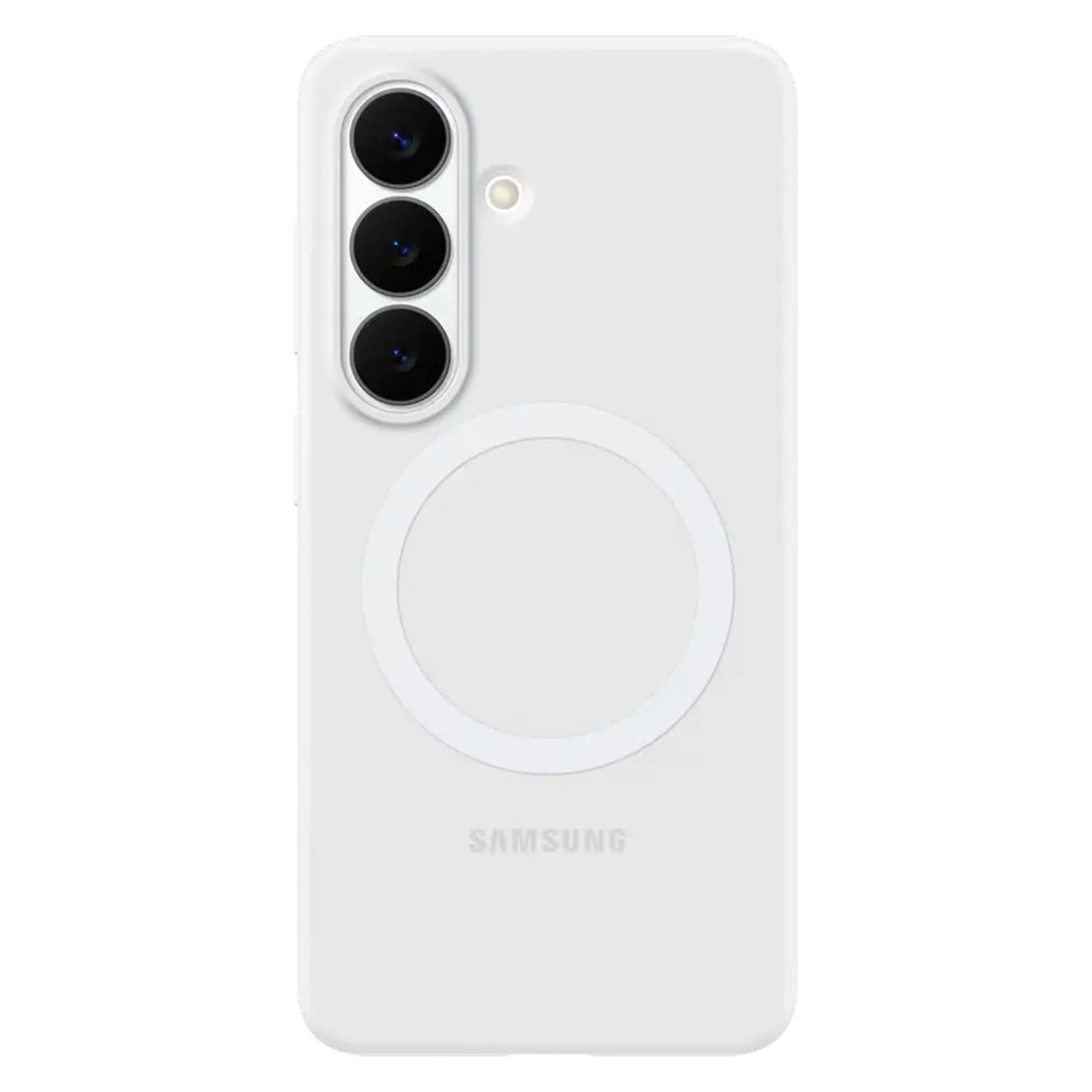 Husă Samsung Silicone Magnet Case pentru Galaxy S26, Alb
