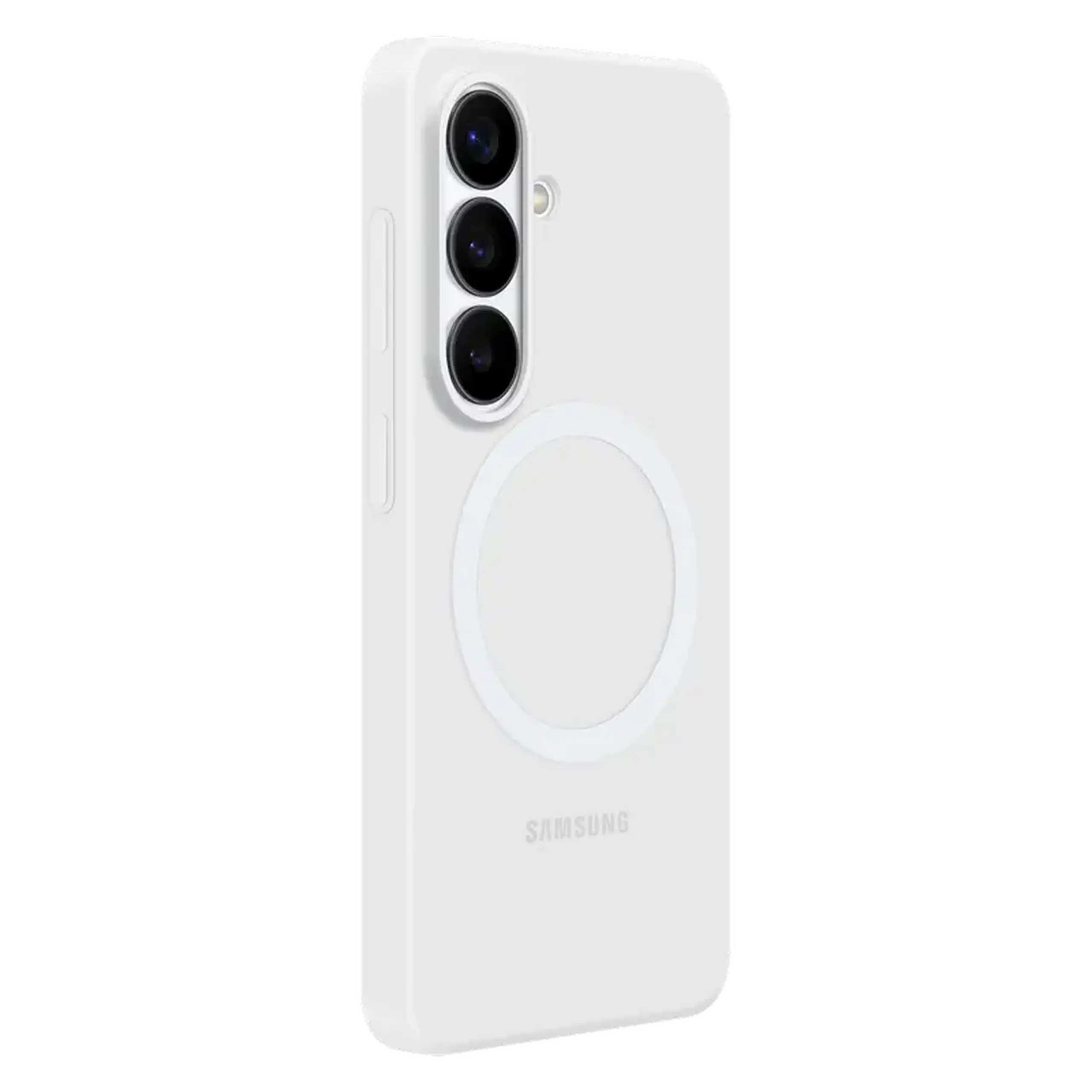 Husă Samsung Silicone Magnet Case pentru Galaxy S26, Alb