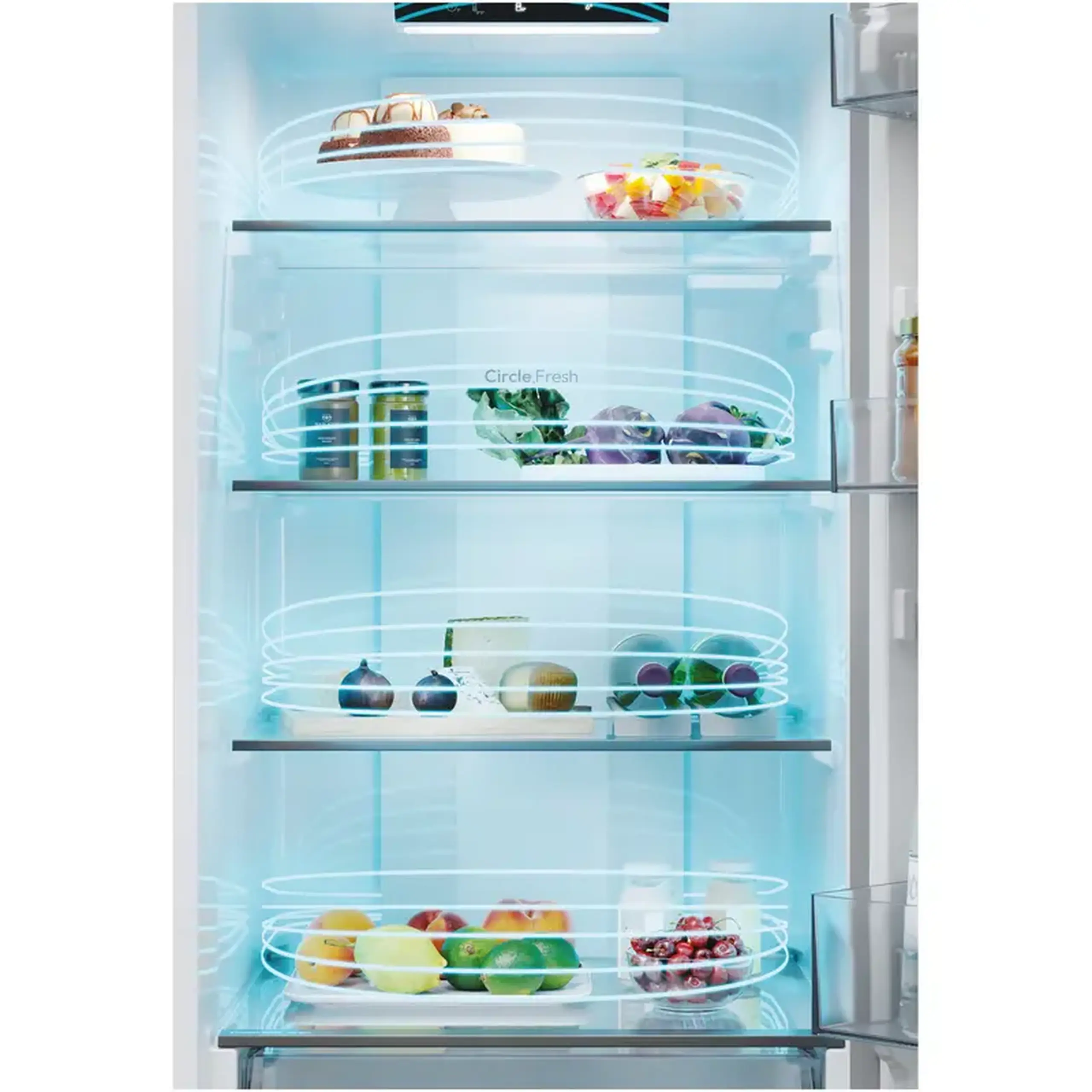 Frigider Candy CNCQ2T518EB, Negru
