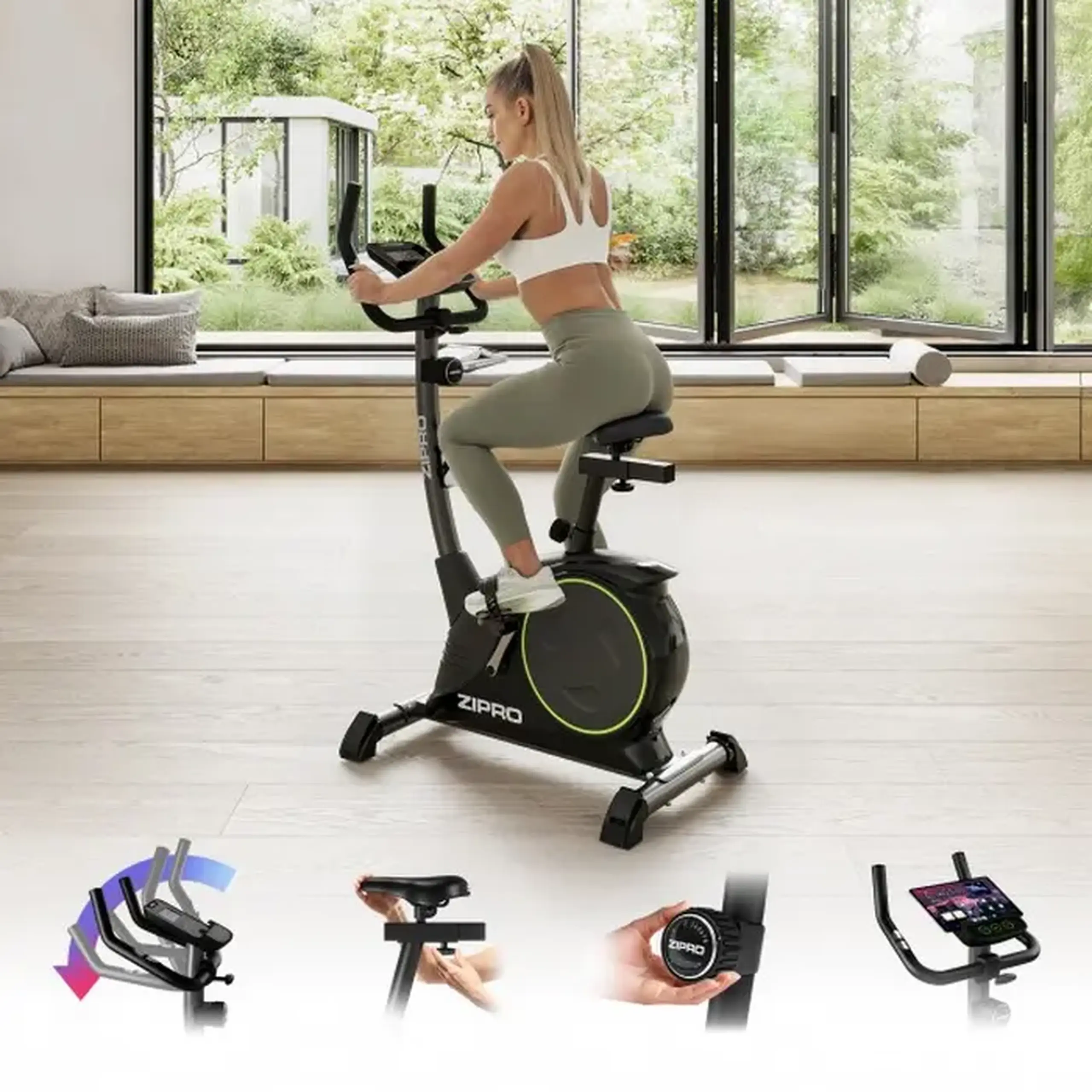 Bicicletă fitness Zipro Nitro, Negru