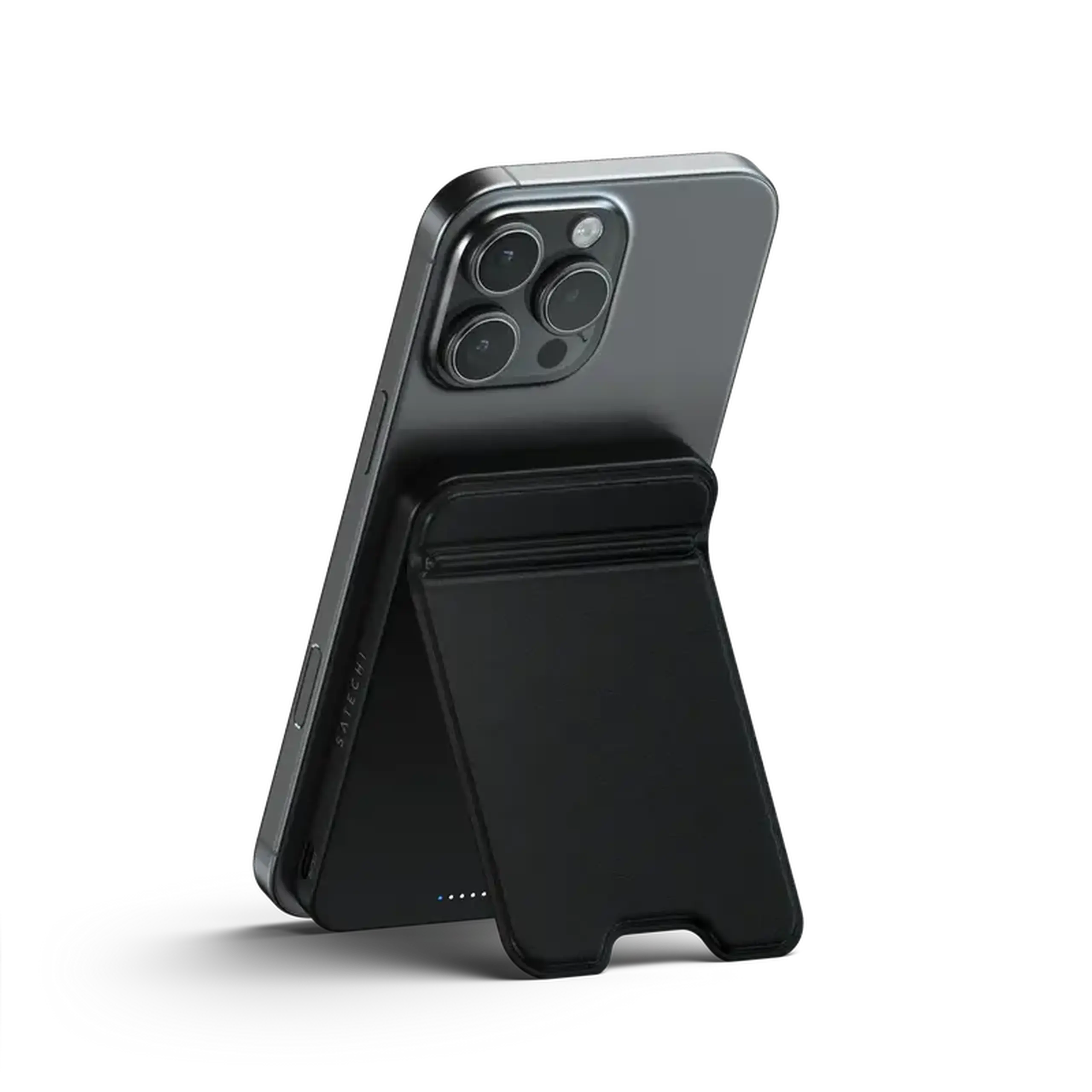 Acumulator extern Satechi Qi2, 5000mAh, Negru