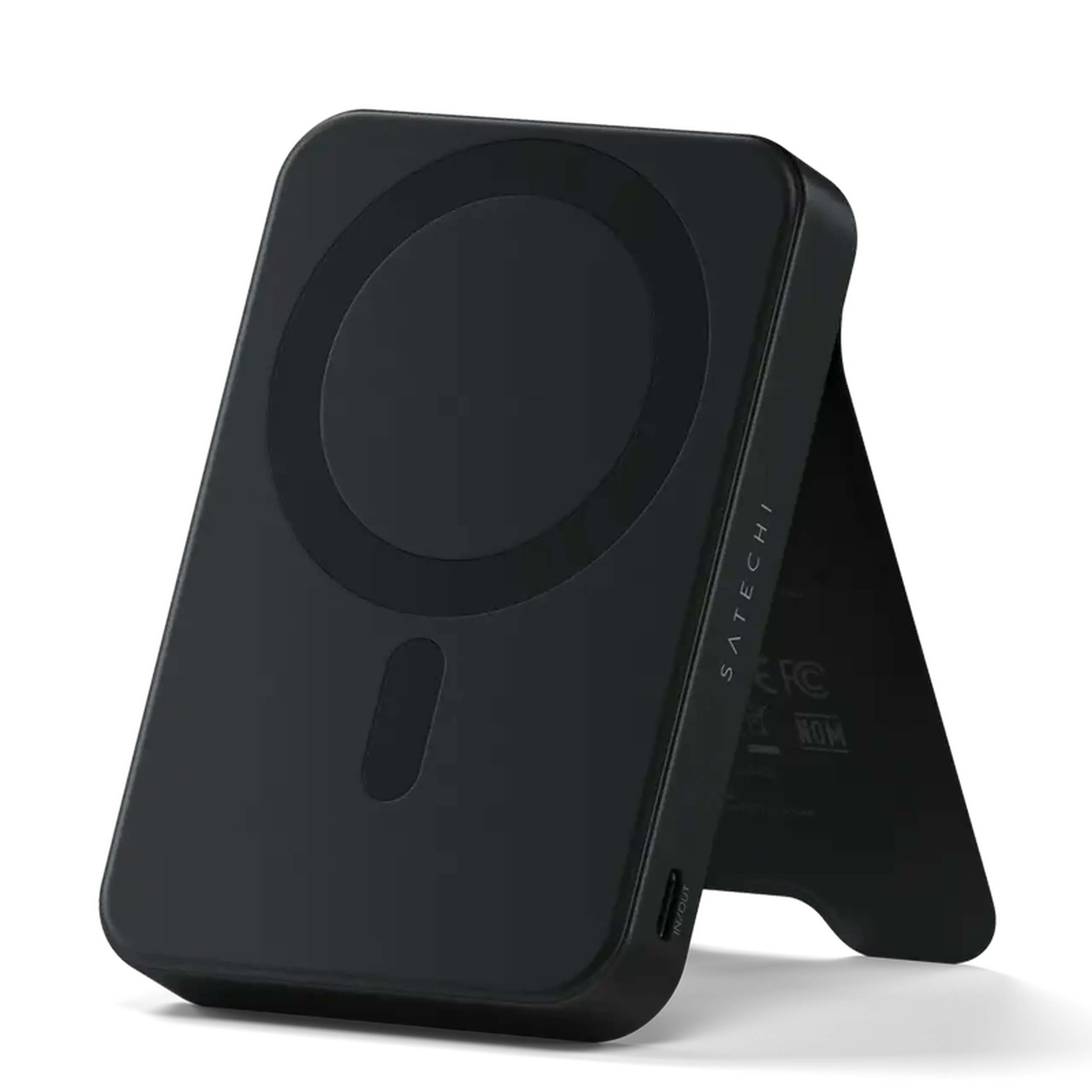 Acumulator extern Satechi Qi2, 10000mAh, Negru