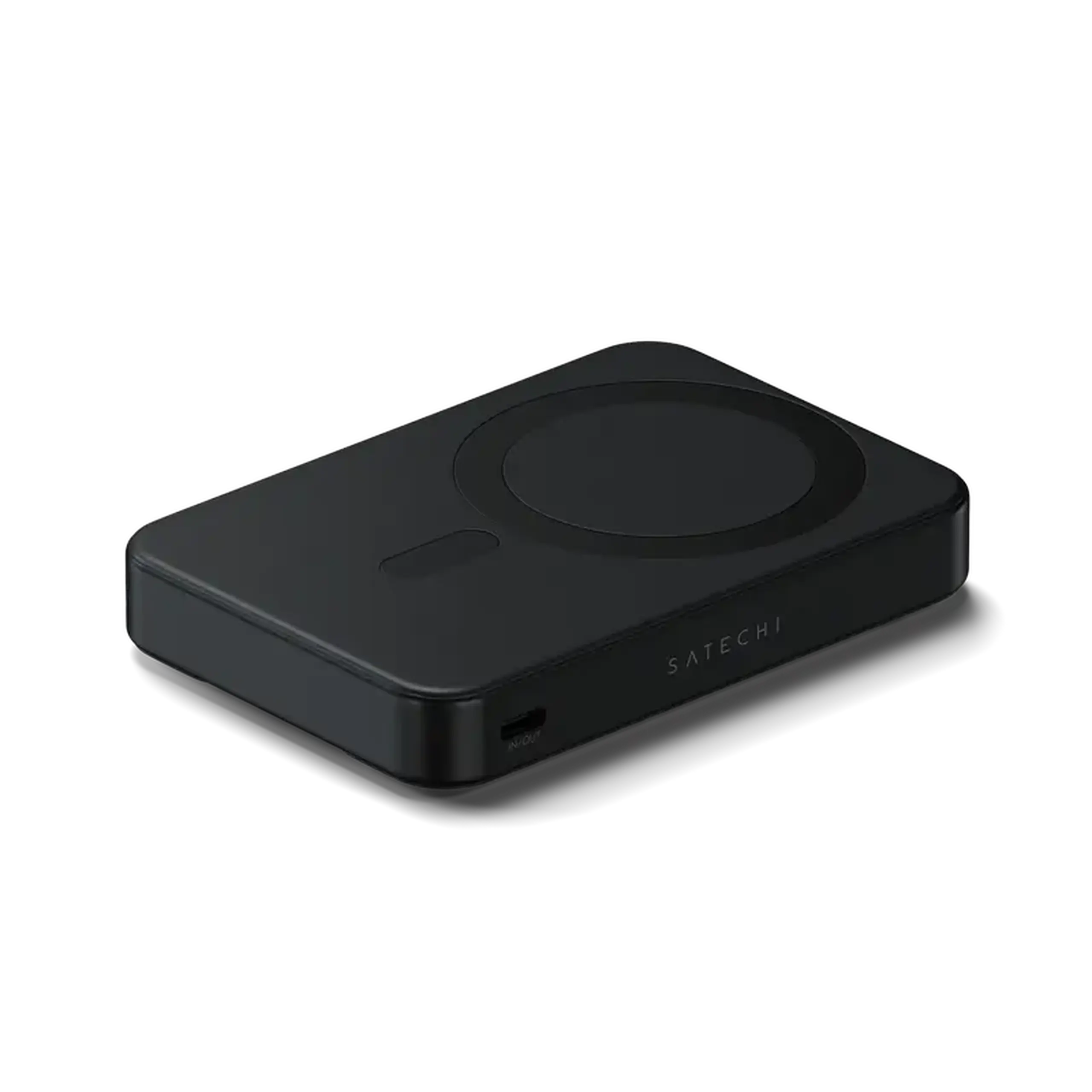 Acumulator extern Satechi Qi2, 10000mAh, Negru