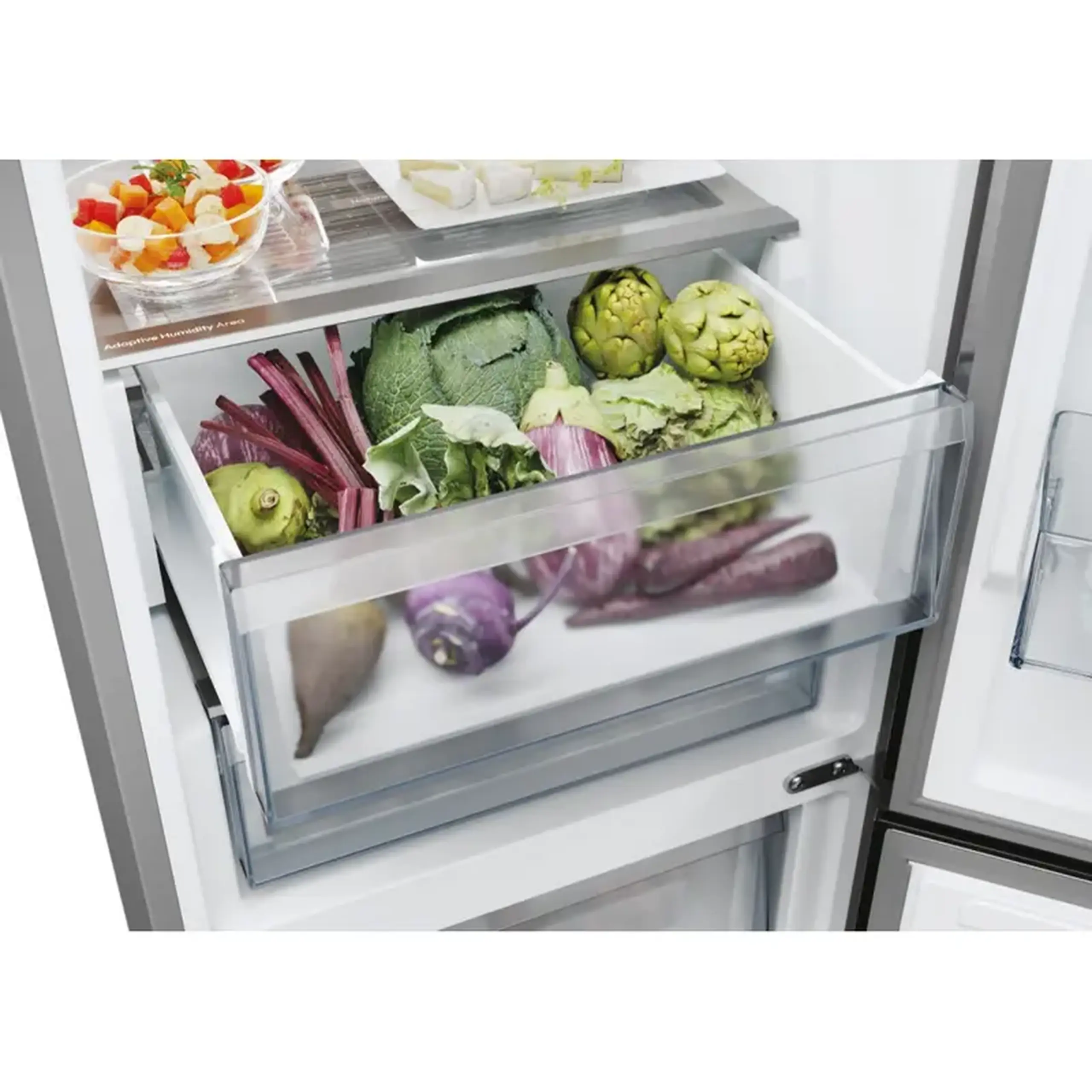 Frigider Candy CNCQ2T620EX, Oțel inoxidabil