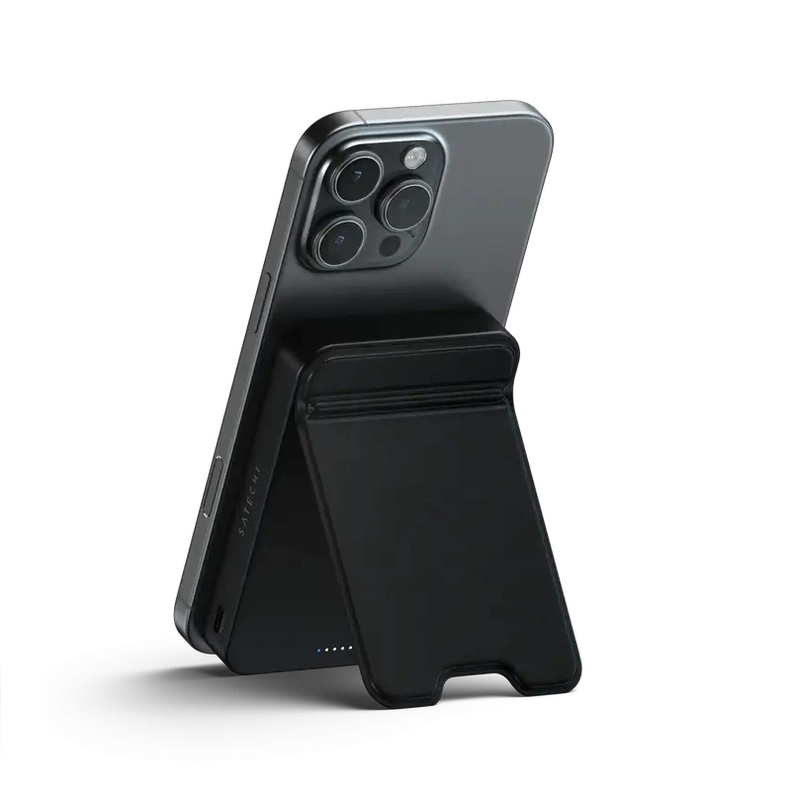 Acumulator extern Satechi Qi2, 10000mAh, Negru