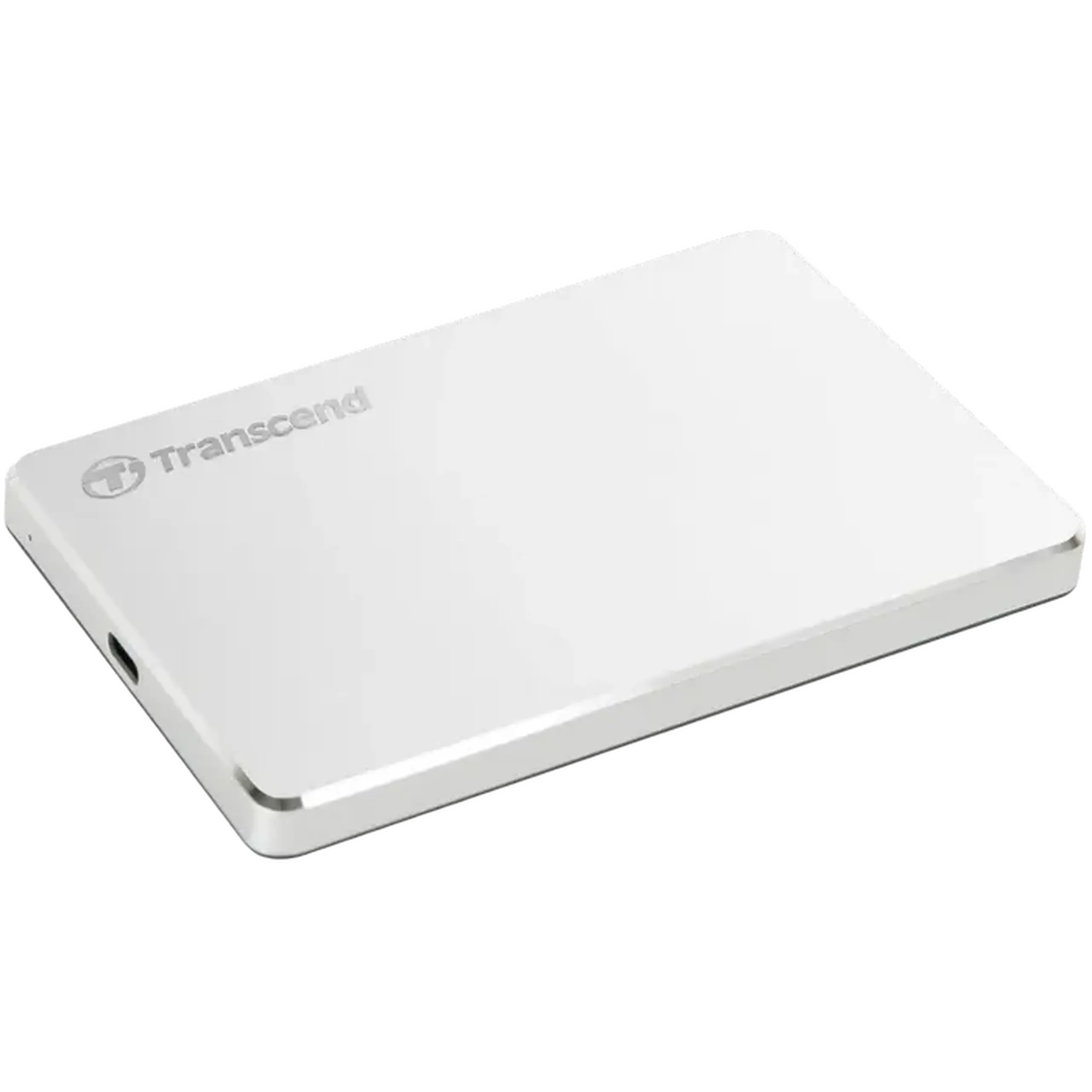 HDD portabil extern Transcend StoreJet 25C3S, 1 TB, Argintiu (TS1TSJ25C3S)