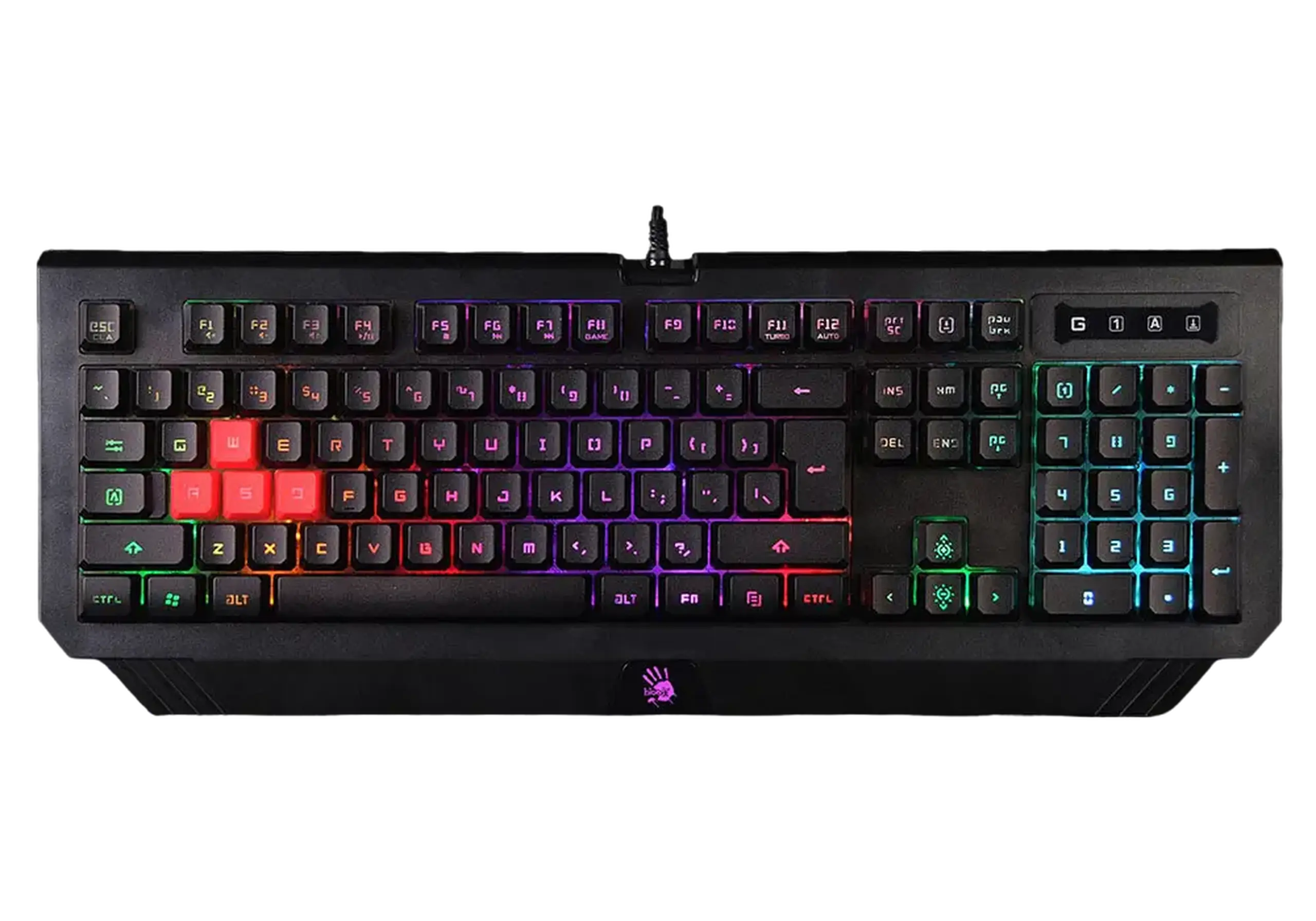 Tastatură Bloody B120N, Cu fir, Negru