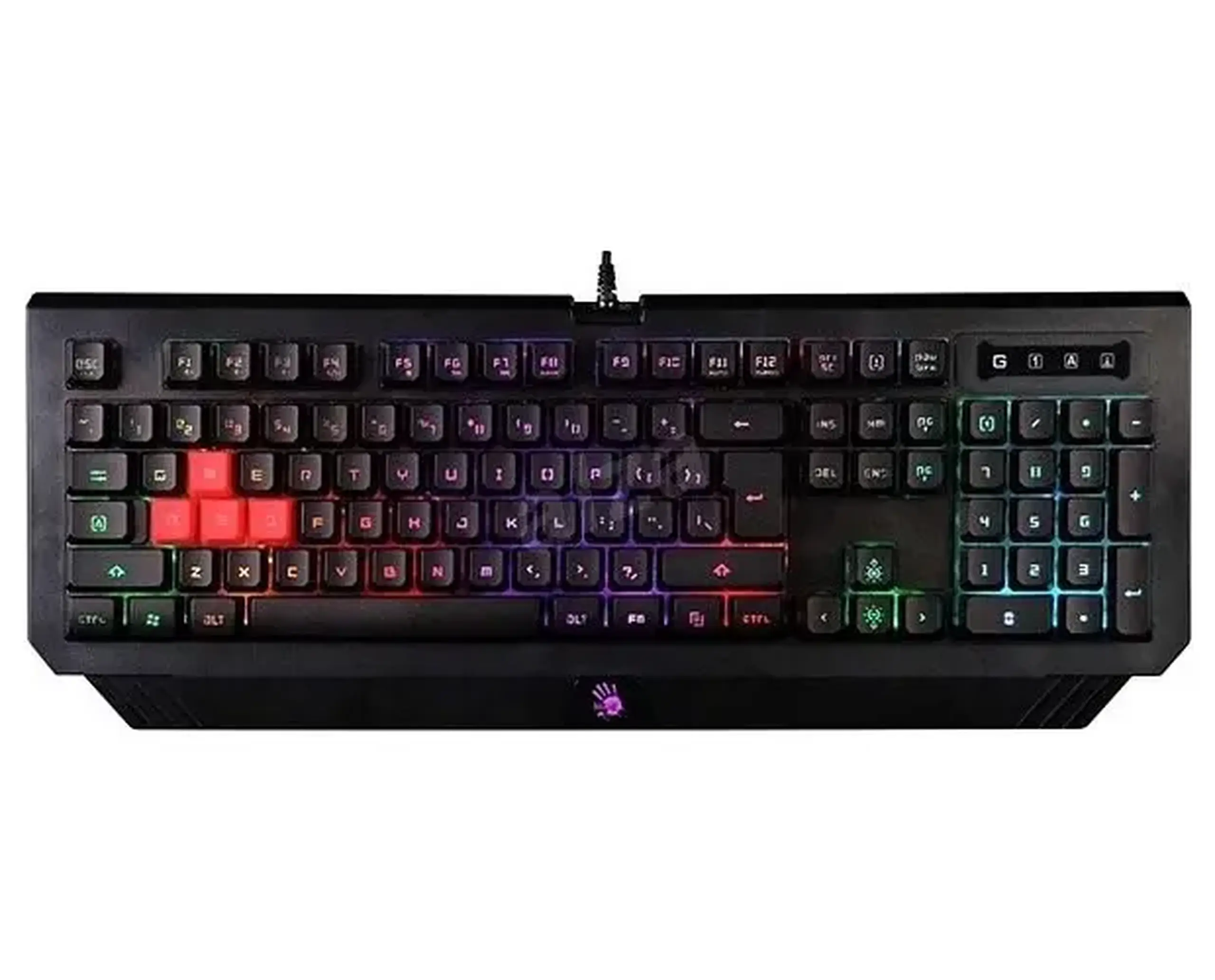 Tastatură Bloody B120N, Cu fir, Negru