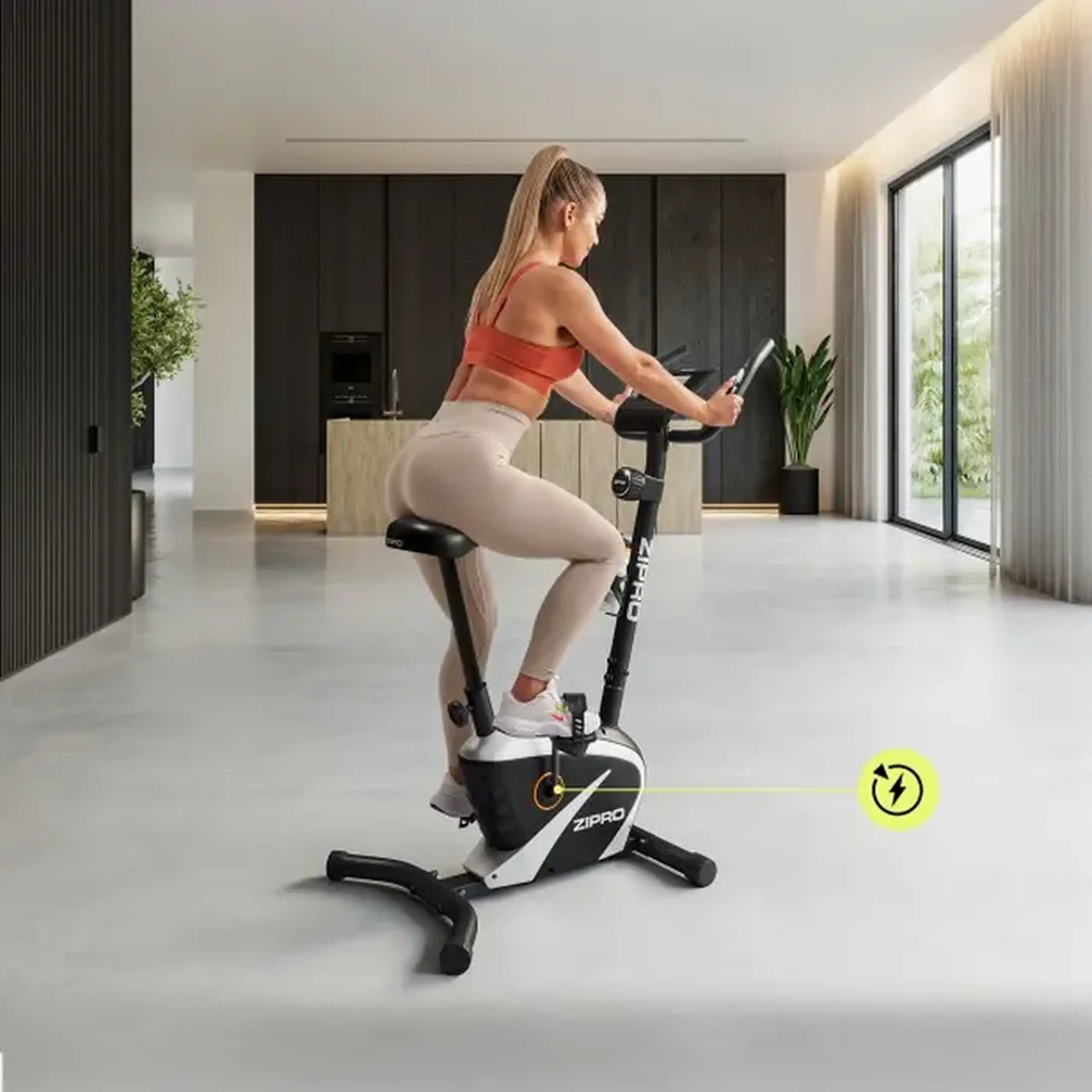 Bicicletă fitness Zipro Beat RS, Negru
