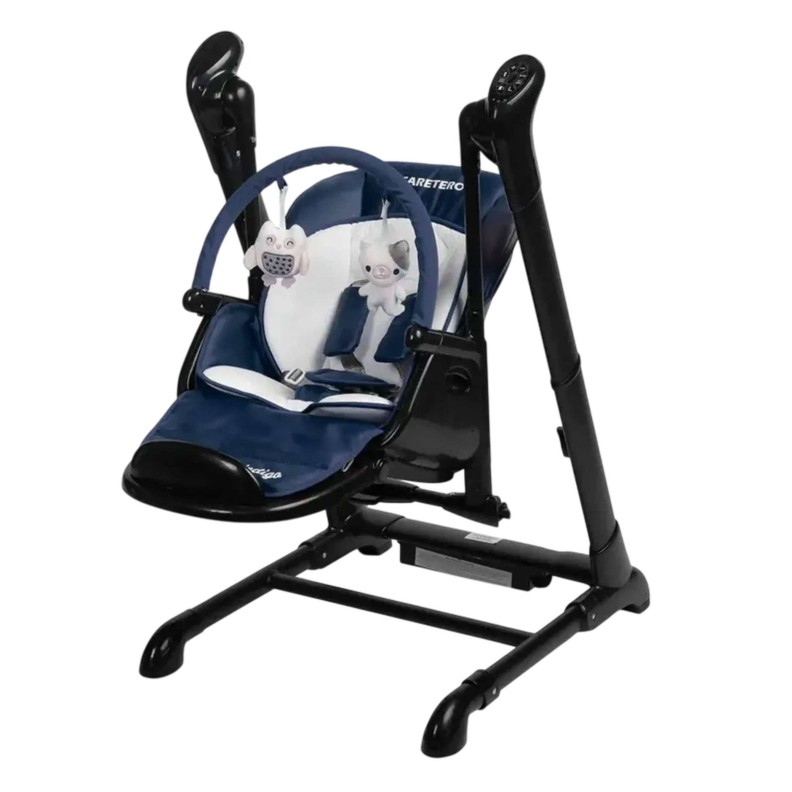 Scaun de hrănire Caretero Indigo Black, Albastru