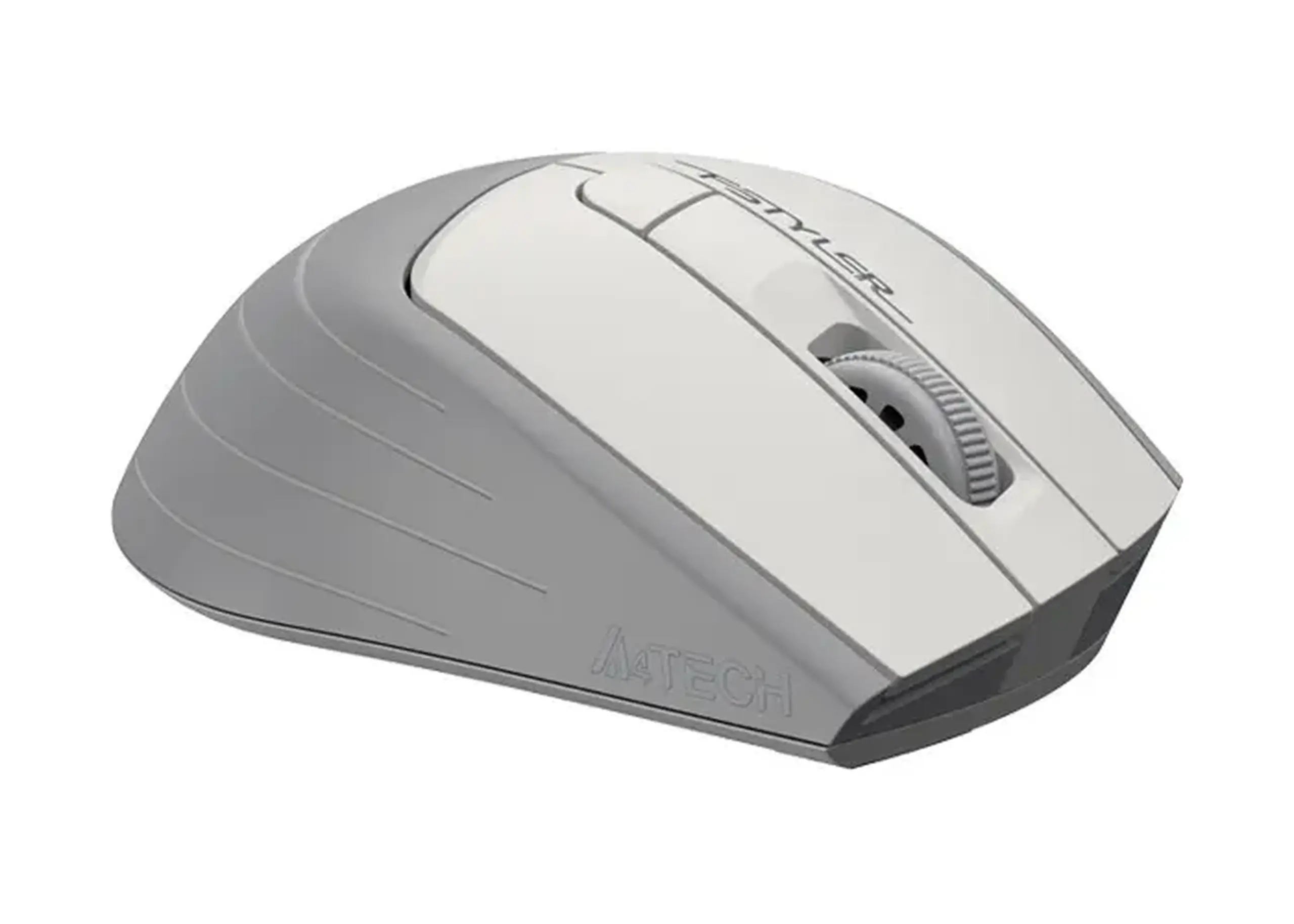 Mouse Wireless A4Tech FG30S, Alb/Gri