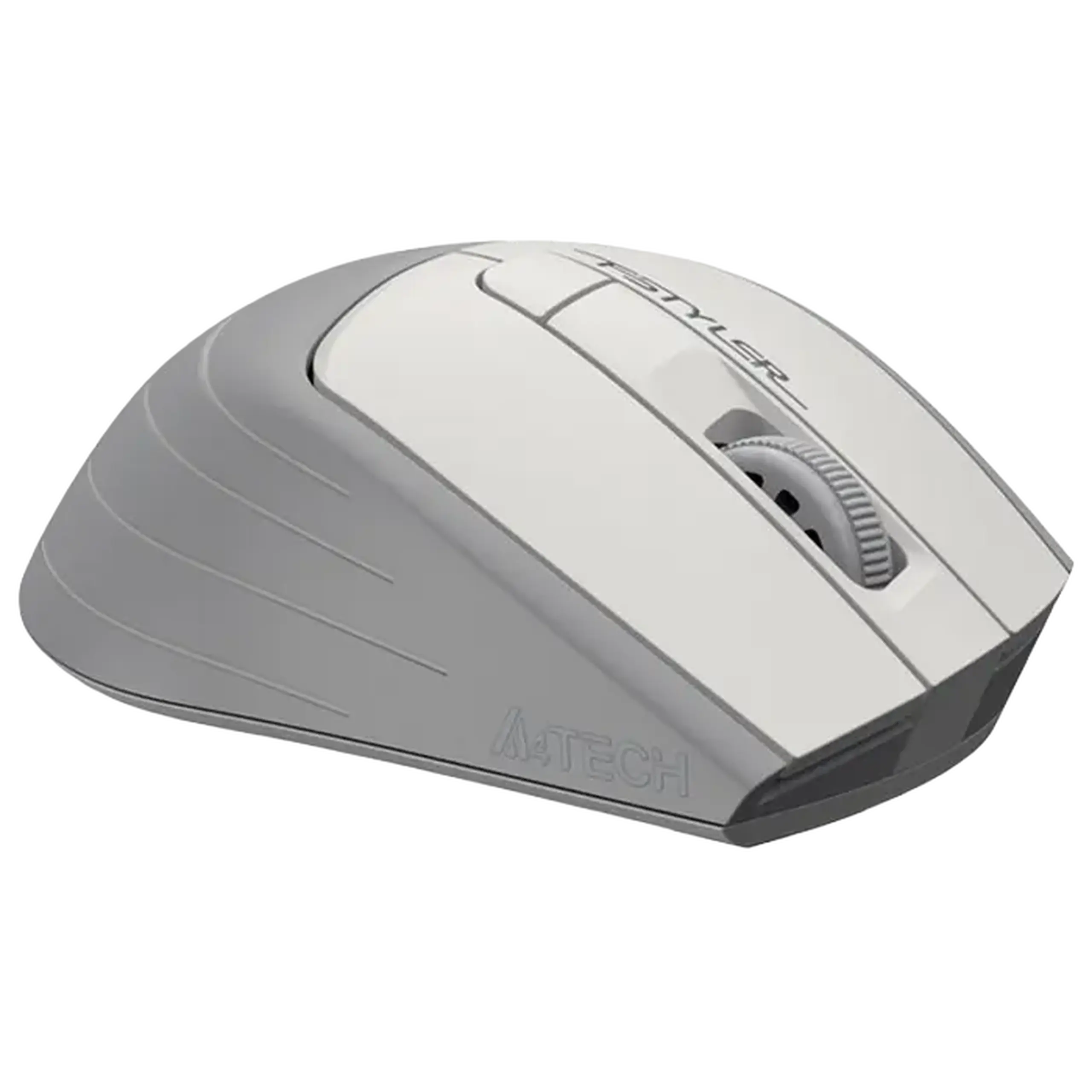 Mouse Wireless A4Tech FG30S, Alb/Gri
