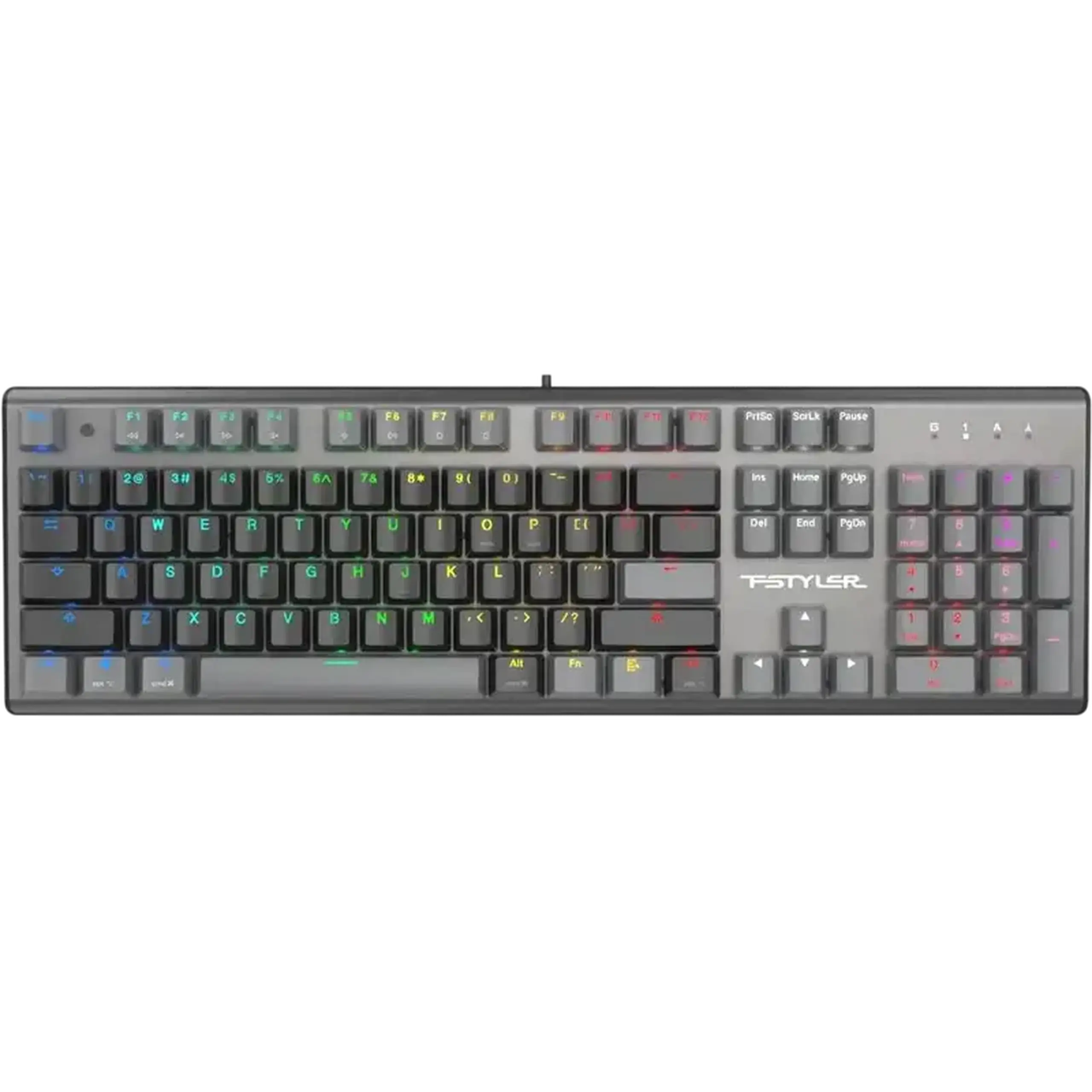 Tastatură A4Tech FS100, Cu fir, Stone Black