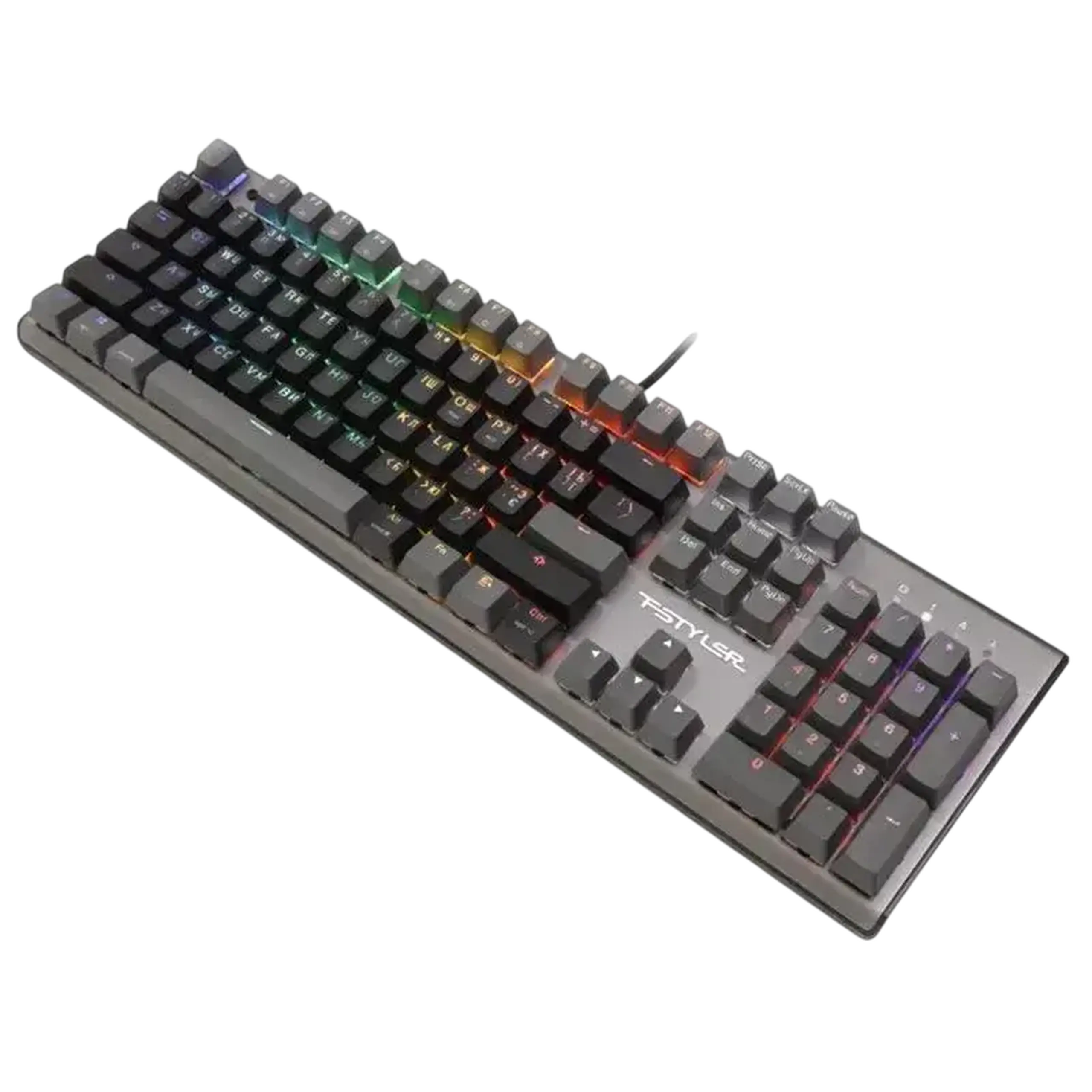 Tastatură A4Tech FS100, Cu fir, Stone Black