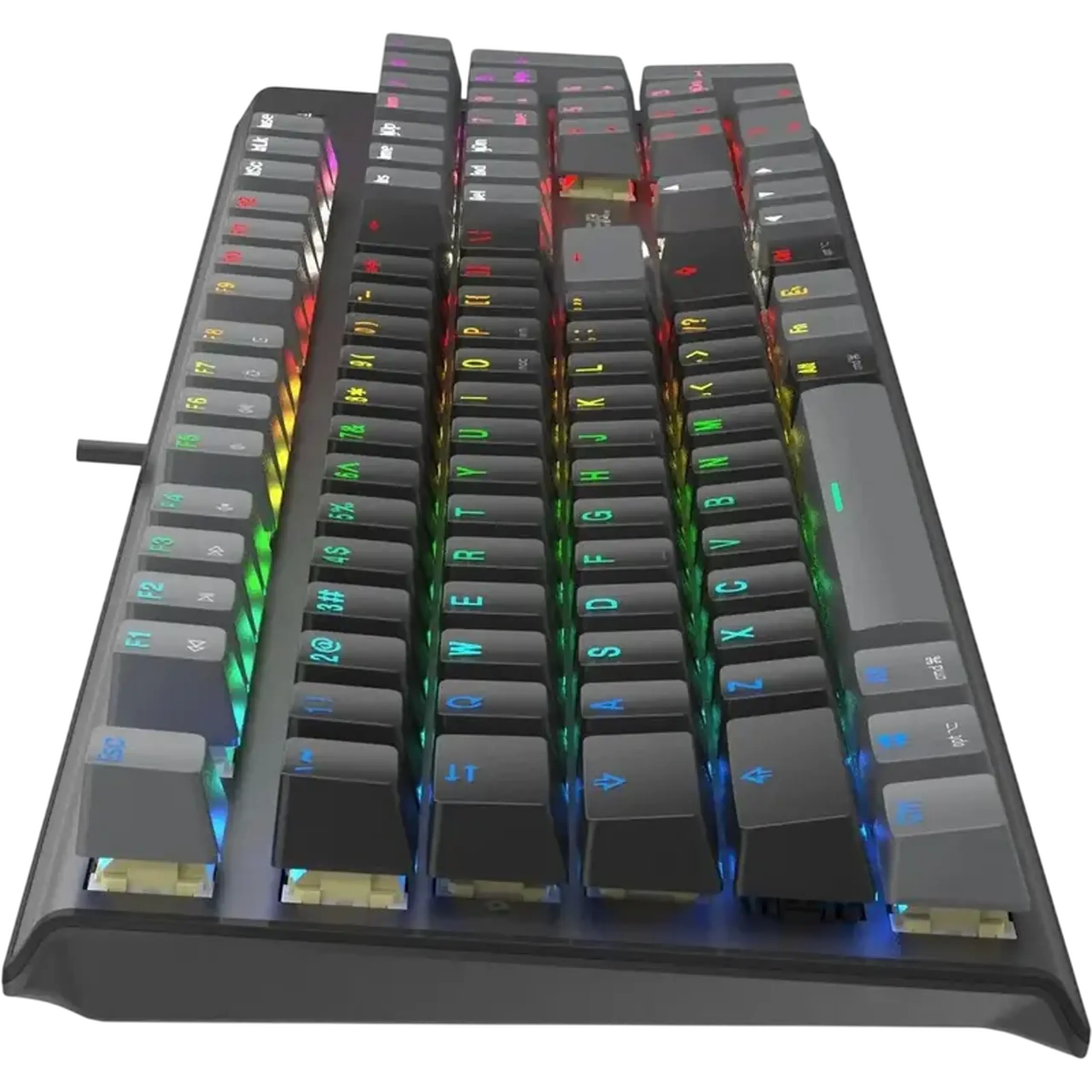 Tastatură A4Tech FS100, Cu fir, Stone Black